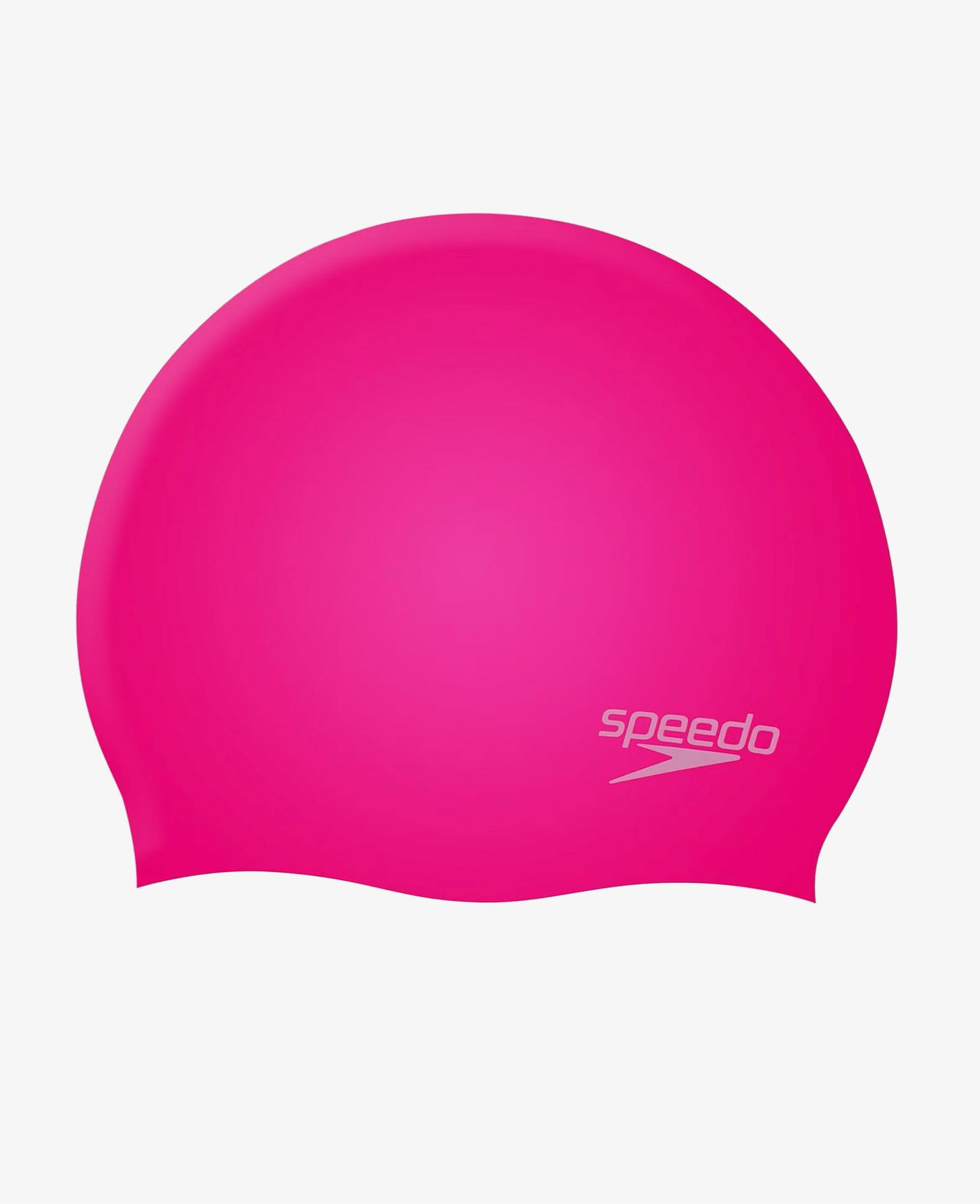 Speedo Moulded Silikon Çocuk Pembe Yüzücü Bonesi