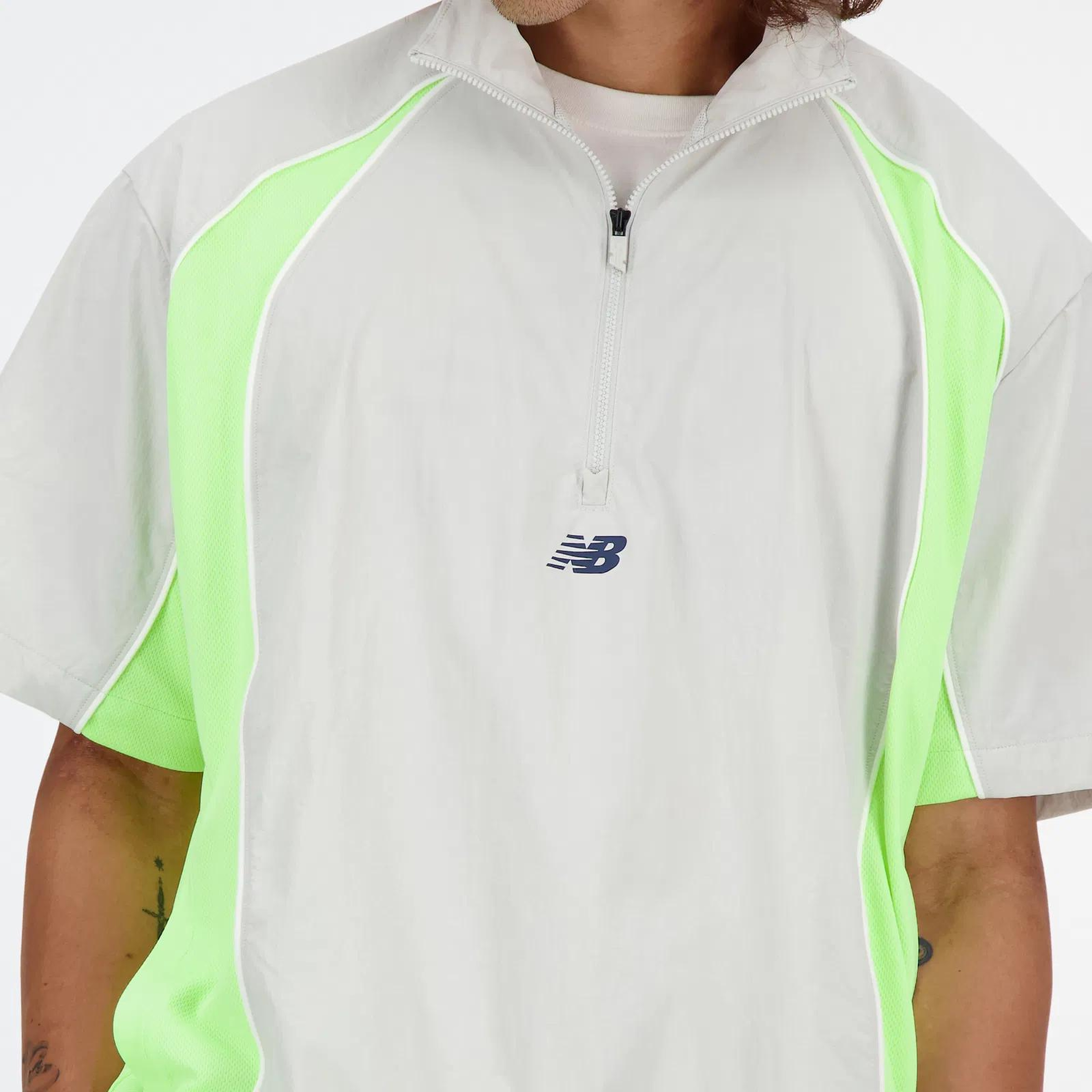 New Balance Hoop Shooting Erkek Gri Ceket