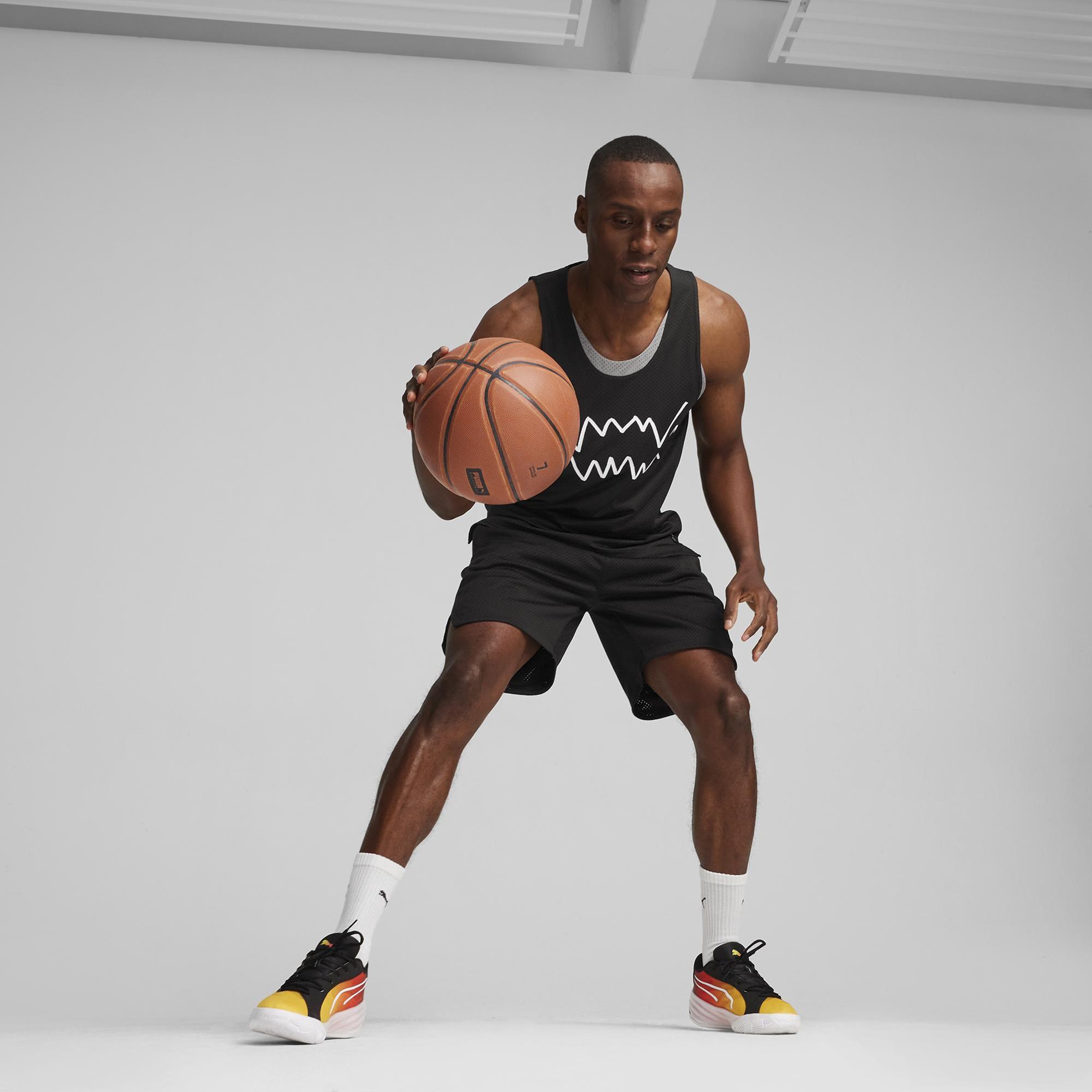 Puma All-Pro Nıtro  Showtime Erkek Sarı Basketbol Ayakkabısı