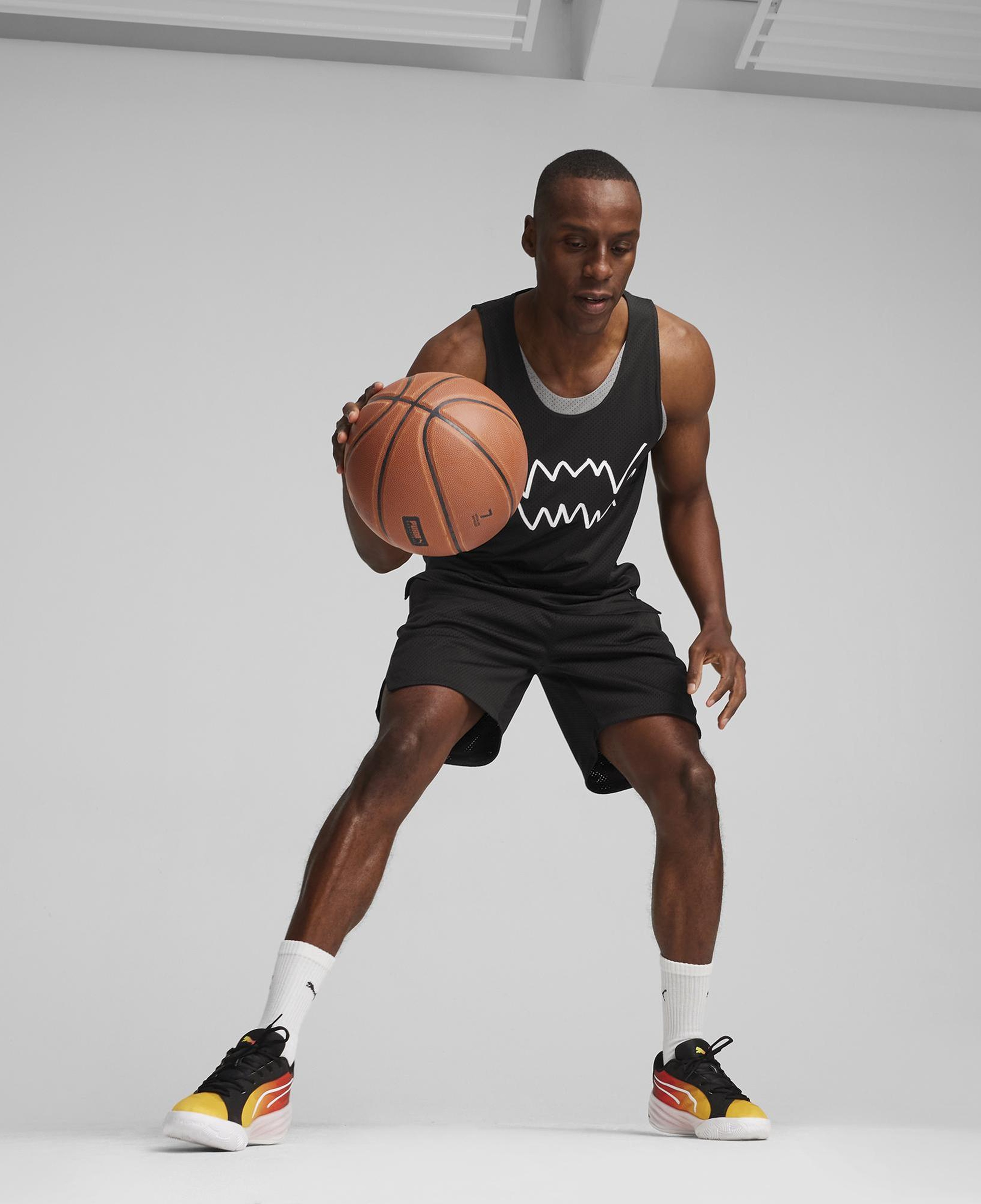 Puma All-Pro Nıtro  Showtime Erkek Sarı Basketbol Ayakkabısı