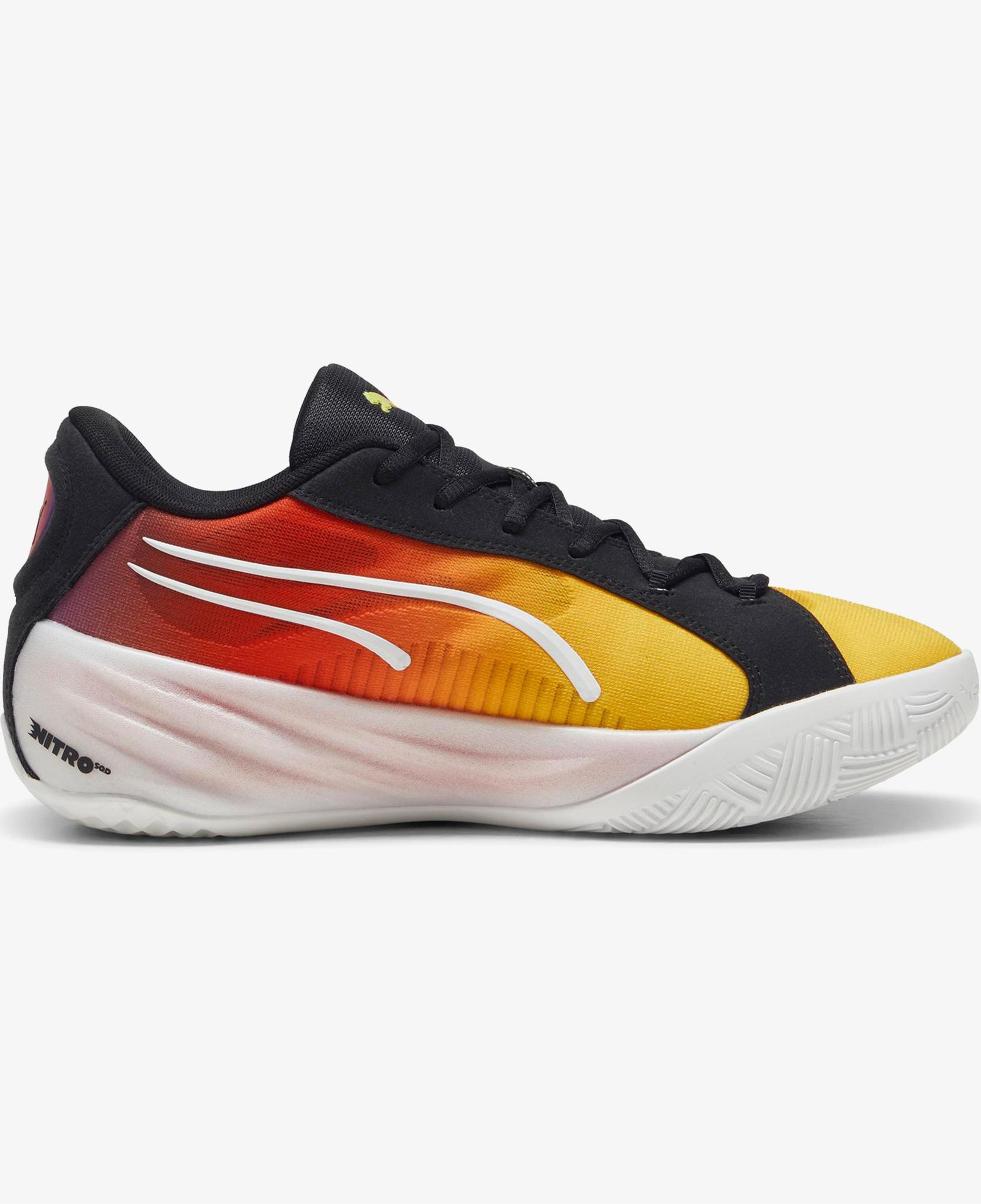 Puma All-Pro Nıtro  Showtime Erkek Sarı Basketbol Ayakkabısı