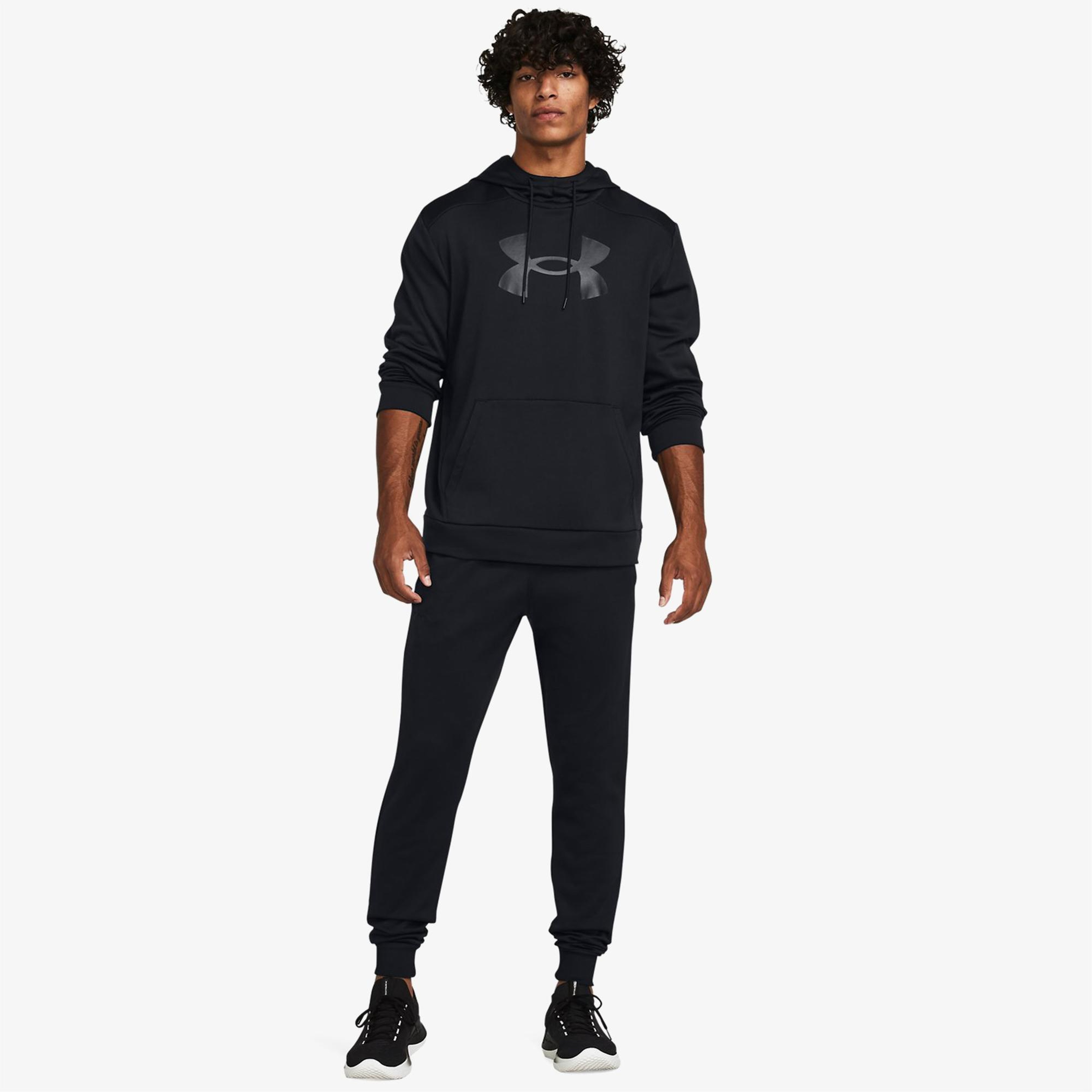 Under Armour Fleece Joggers Erkek Siyah Antrenman Eşofman Altı