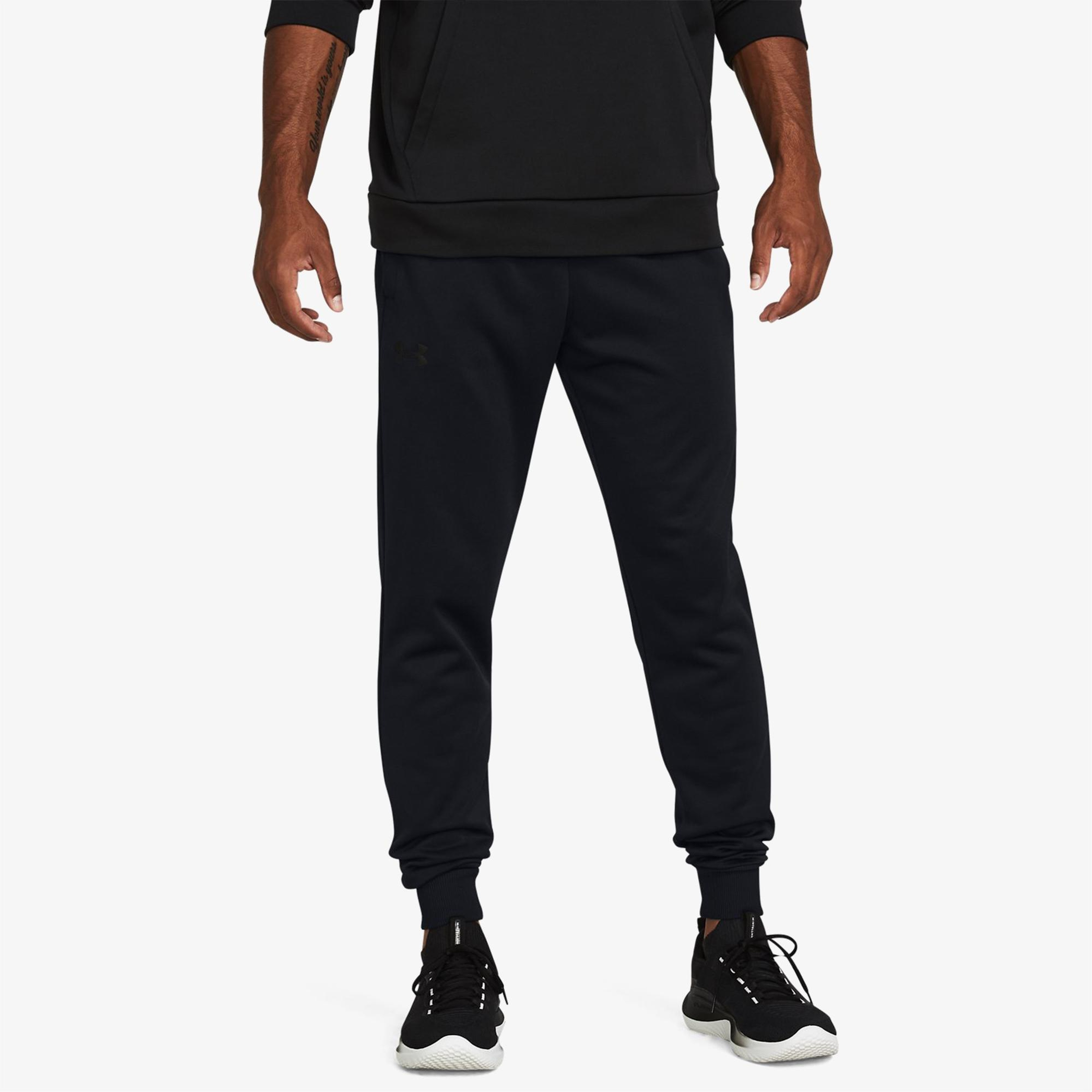Under Armour Fleece Joggers Erkek Siyah Antrenman Eşofman Altı