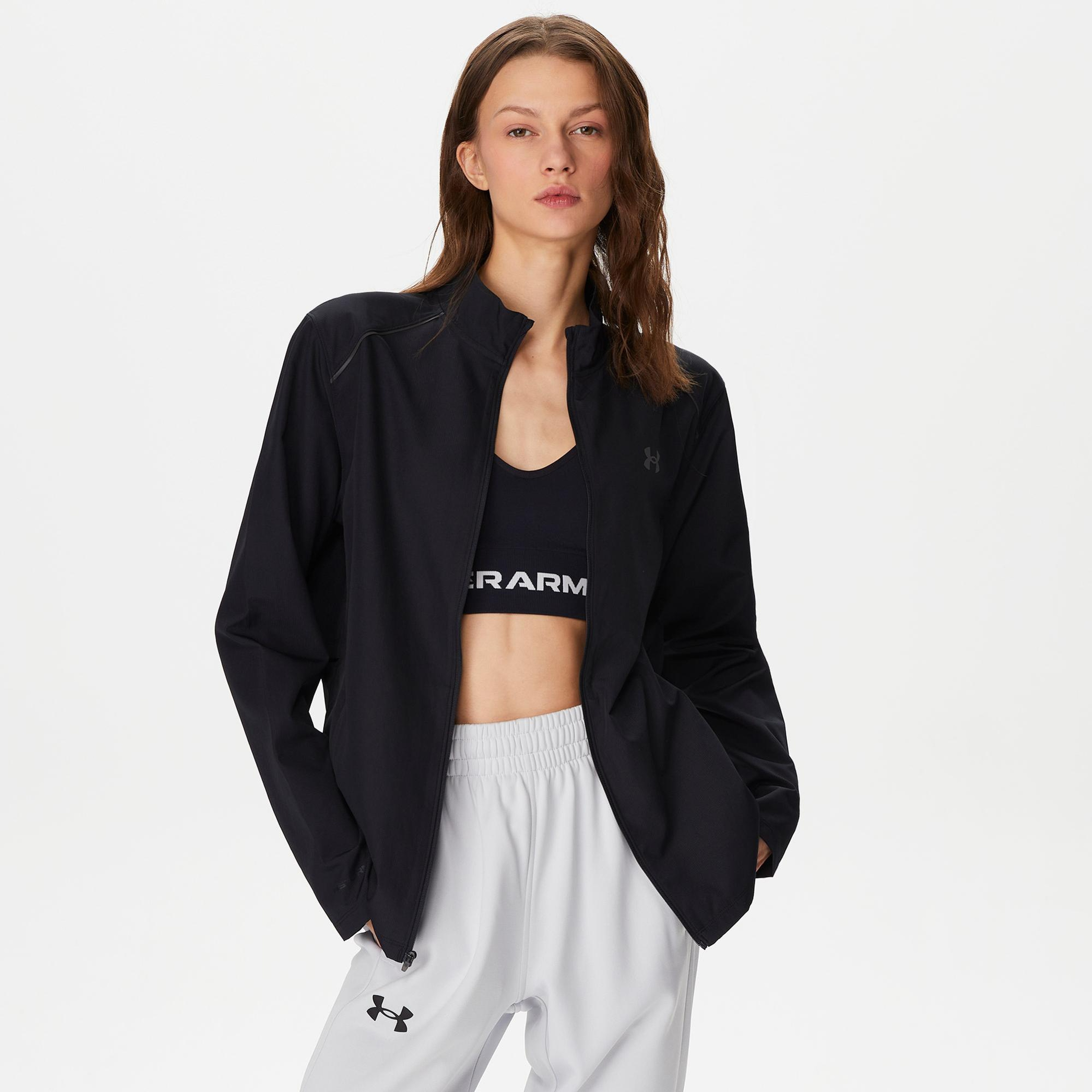 Under Armour Storm Kadın Siyah Koşu Montu