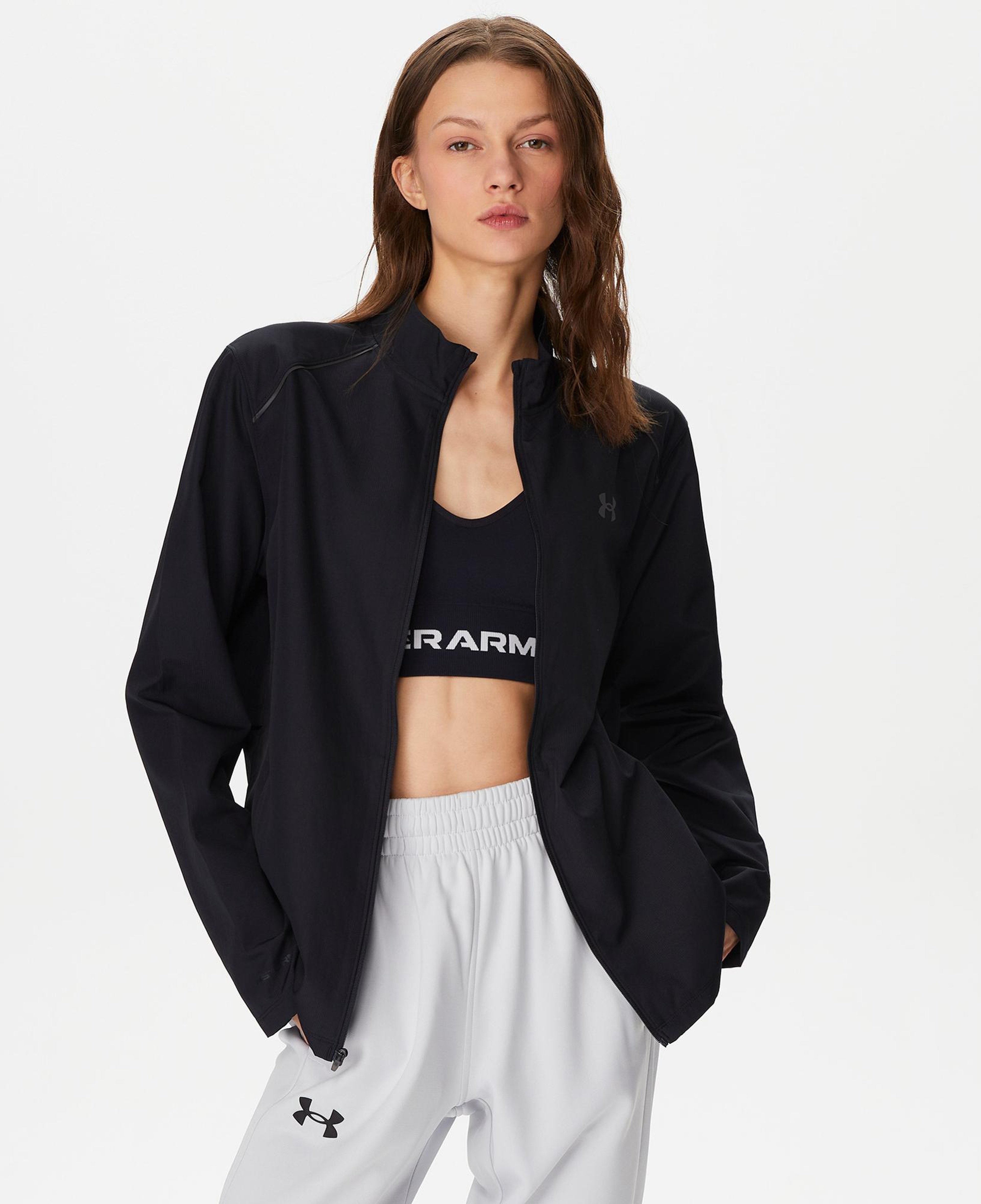 Under Armour Storm Kadın Siyah Koşu Montu