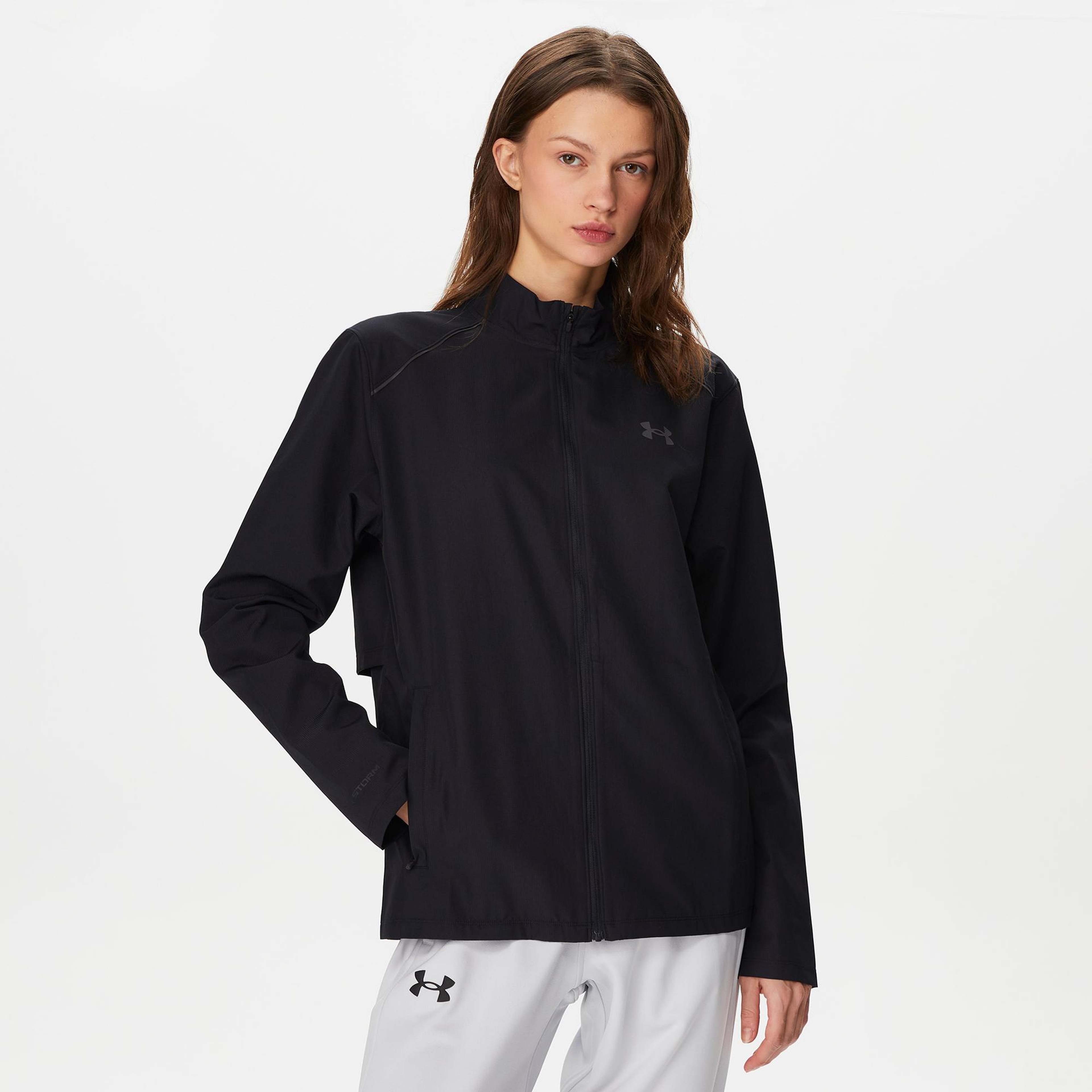 Under Armour Storm Kadın Siyah Koşu Montu