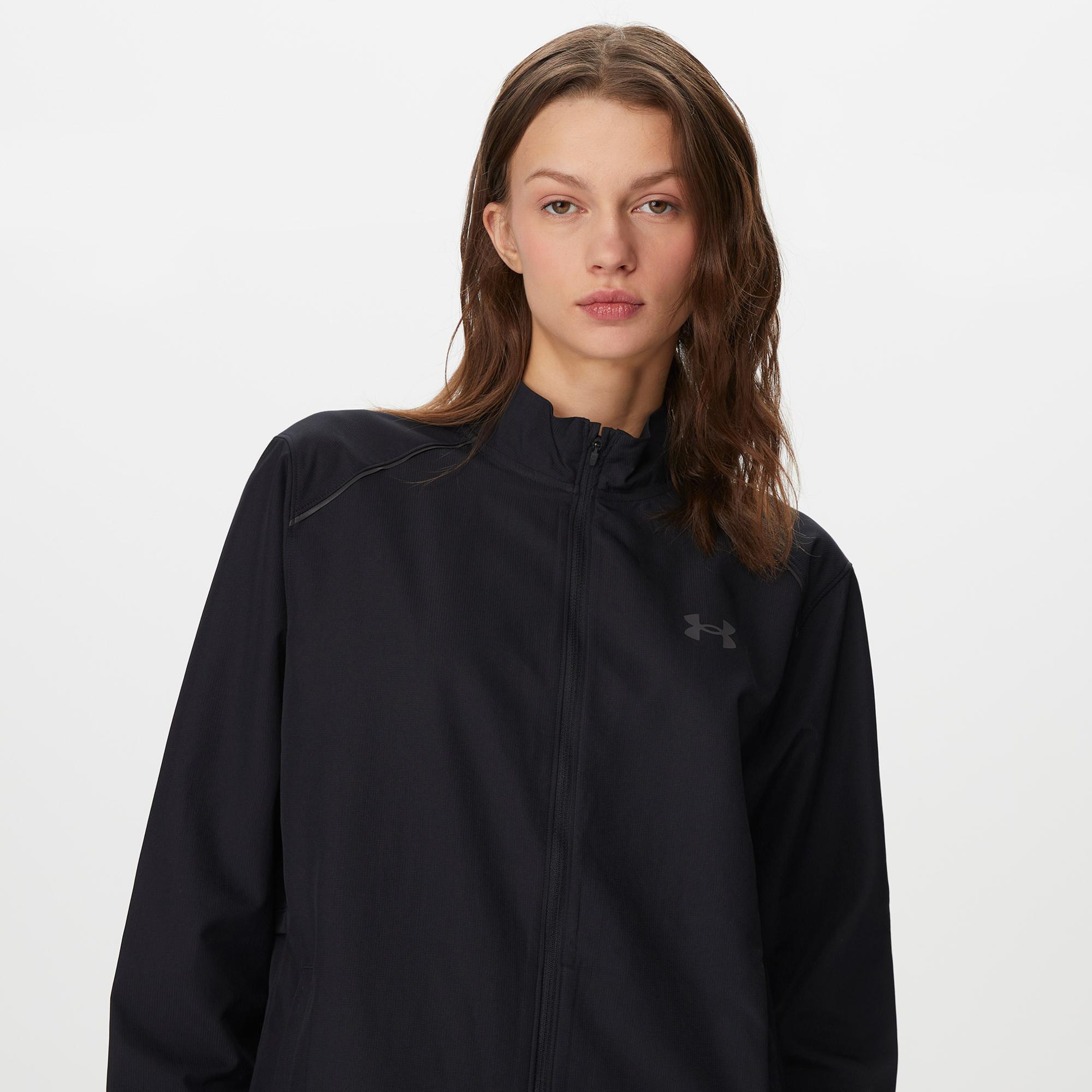 Under Armour Storm Kadın Siyah Koşu Montu