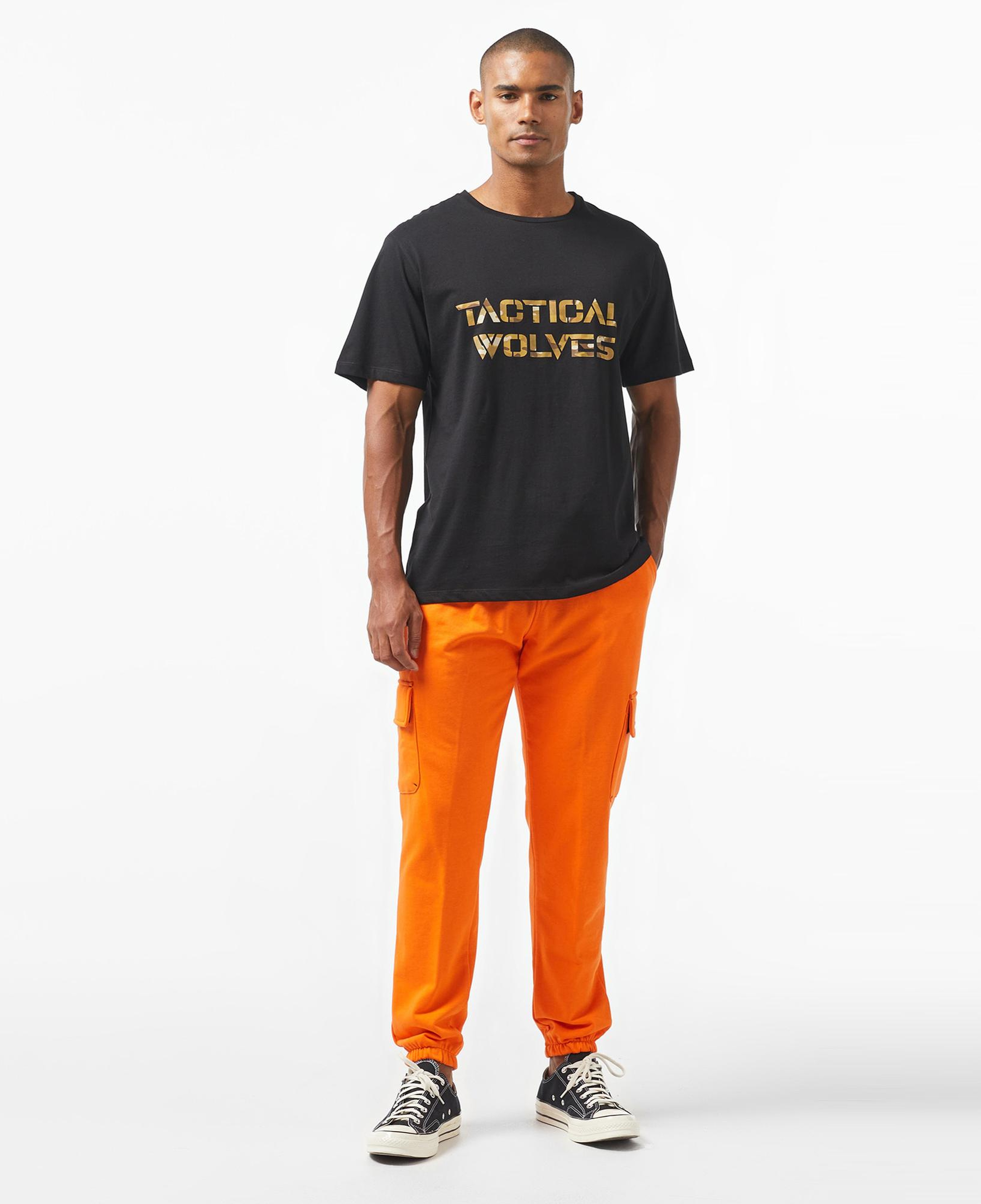 Tactical Wolves Classic Erkek Siyah T-Shirt