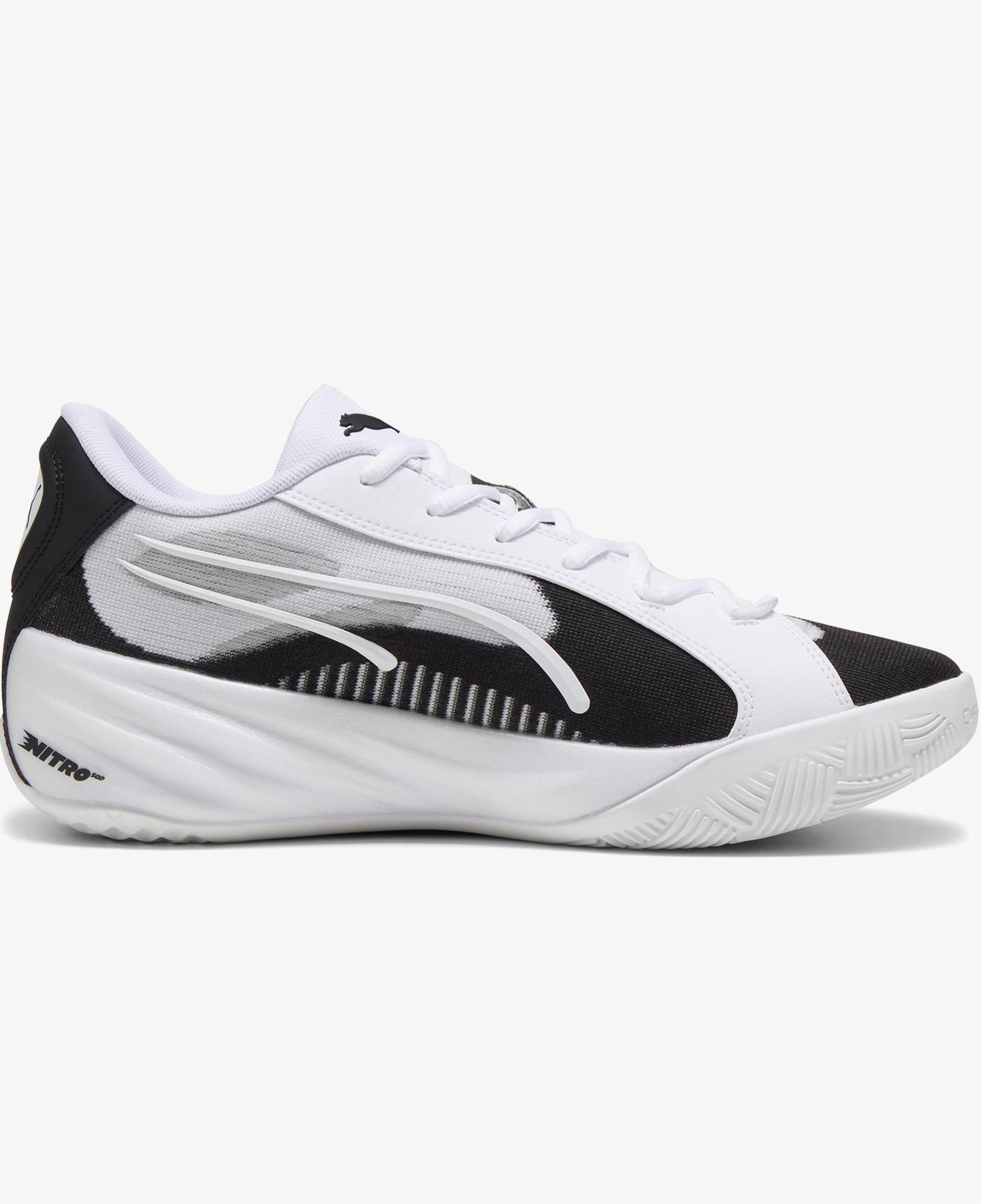 Puma All-Pro Nitro Team Unisex Beyaz Basketbol Ayakkabısı