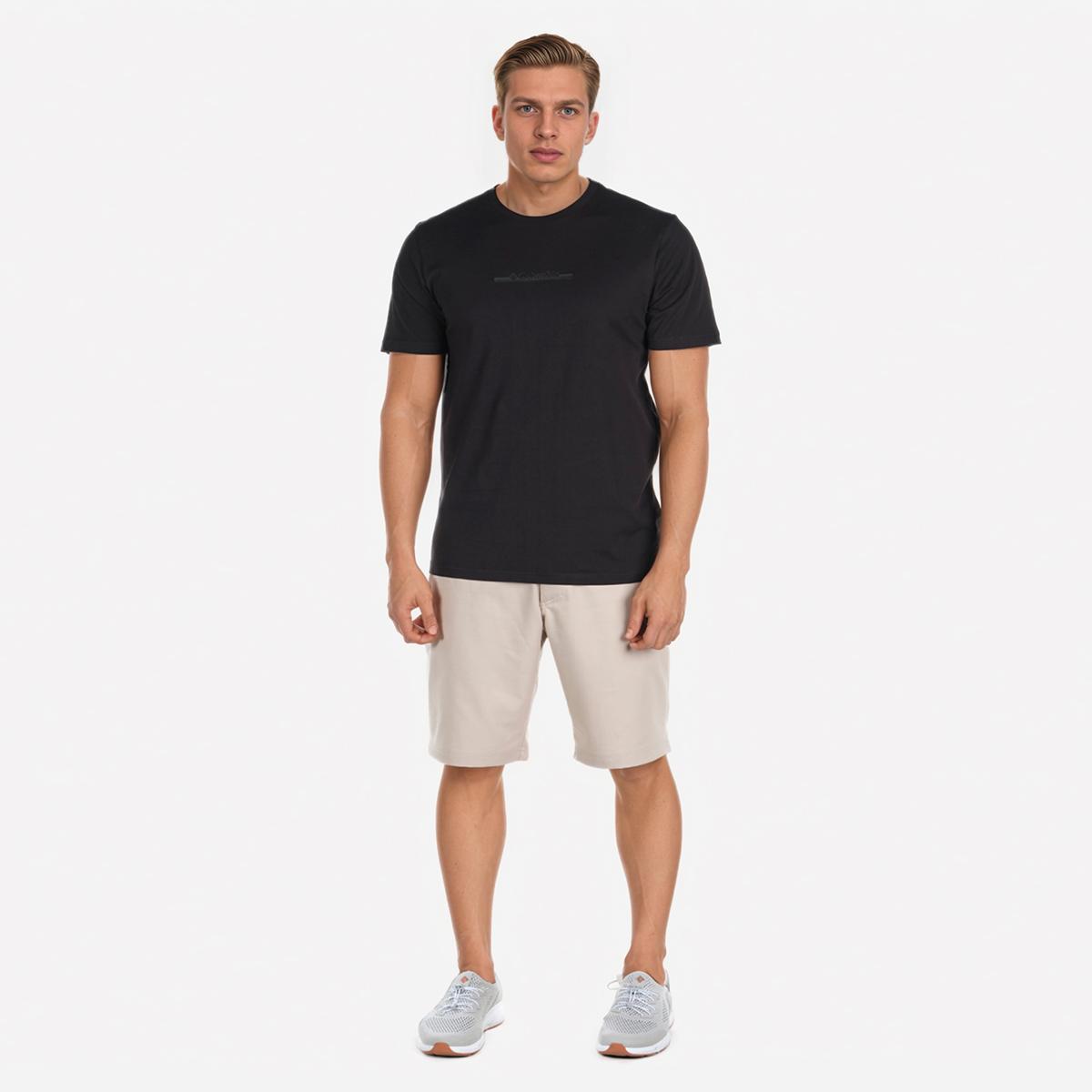 Columbia Bar Split Graphic Erkek Siyah Günlük T-Shirt