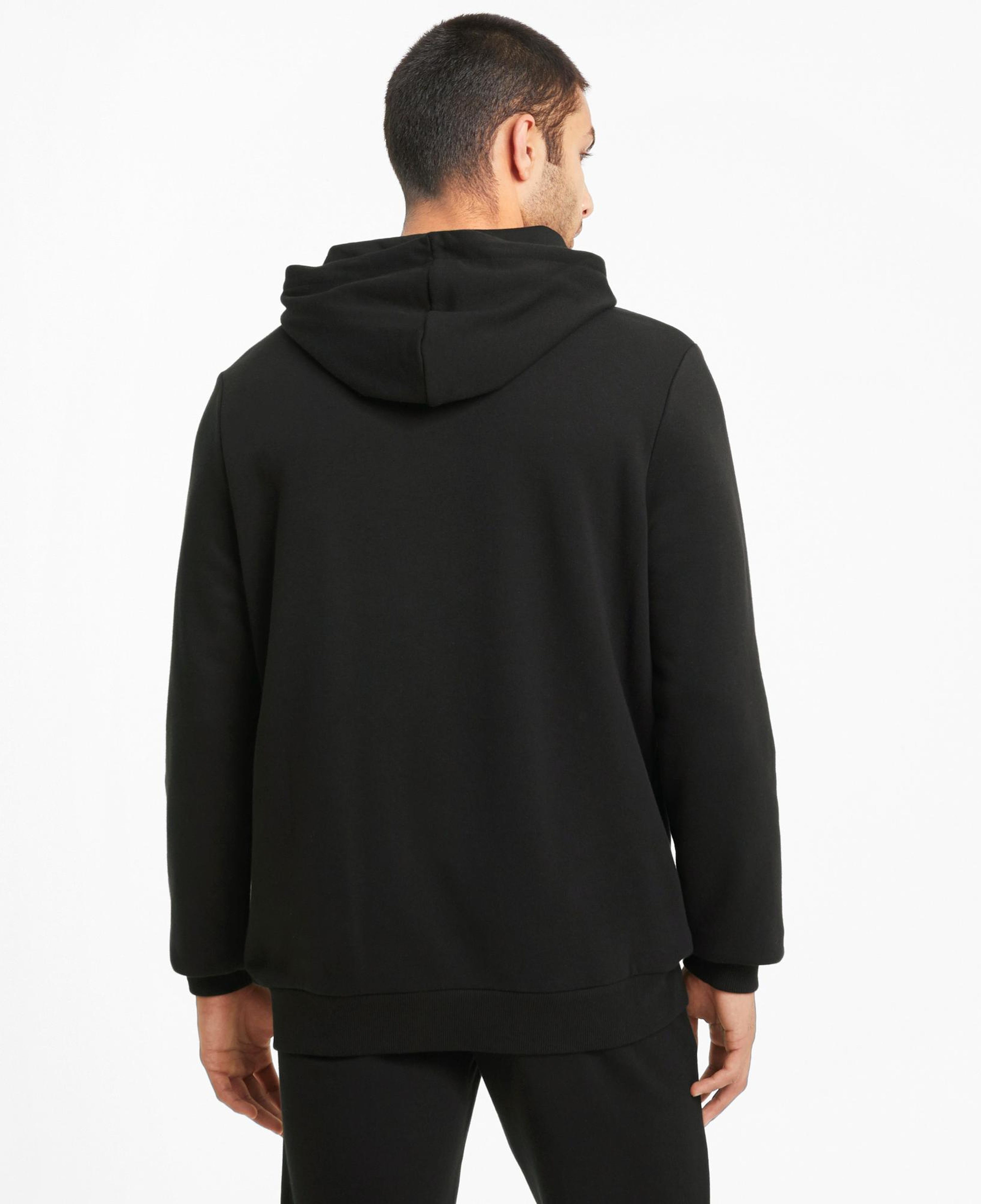 Puma Ess Big Logo Erkek Siyah Günlük Kapüşonlu Sweatshirt
