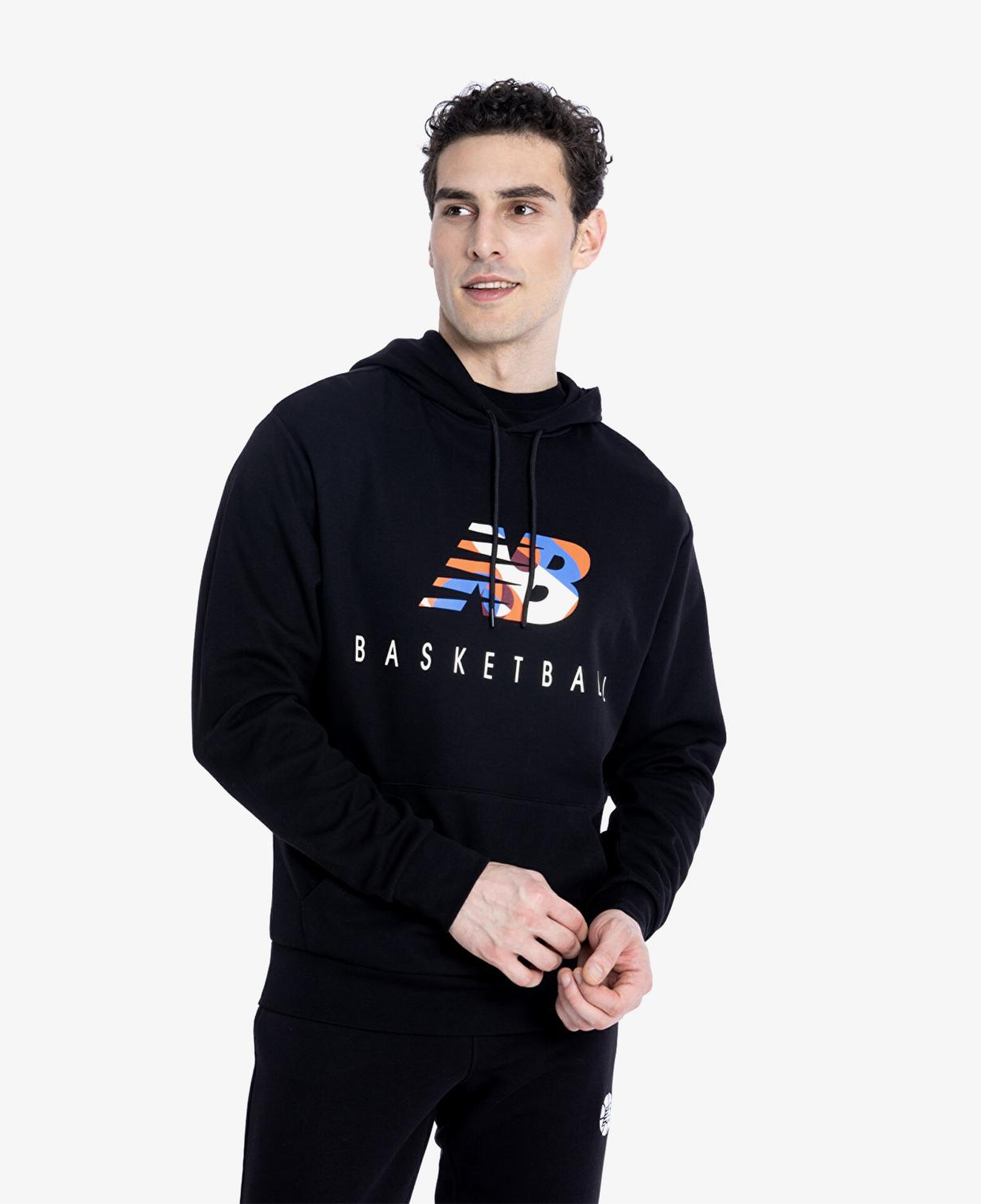 New Balance Basketball Erkek Siyah Sweatshirt