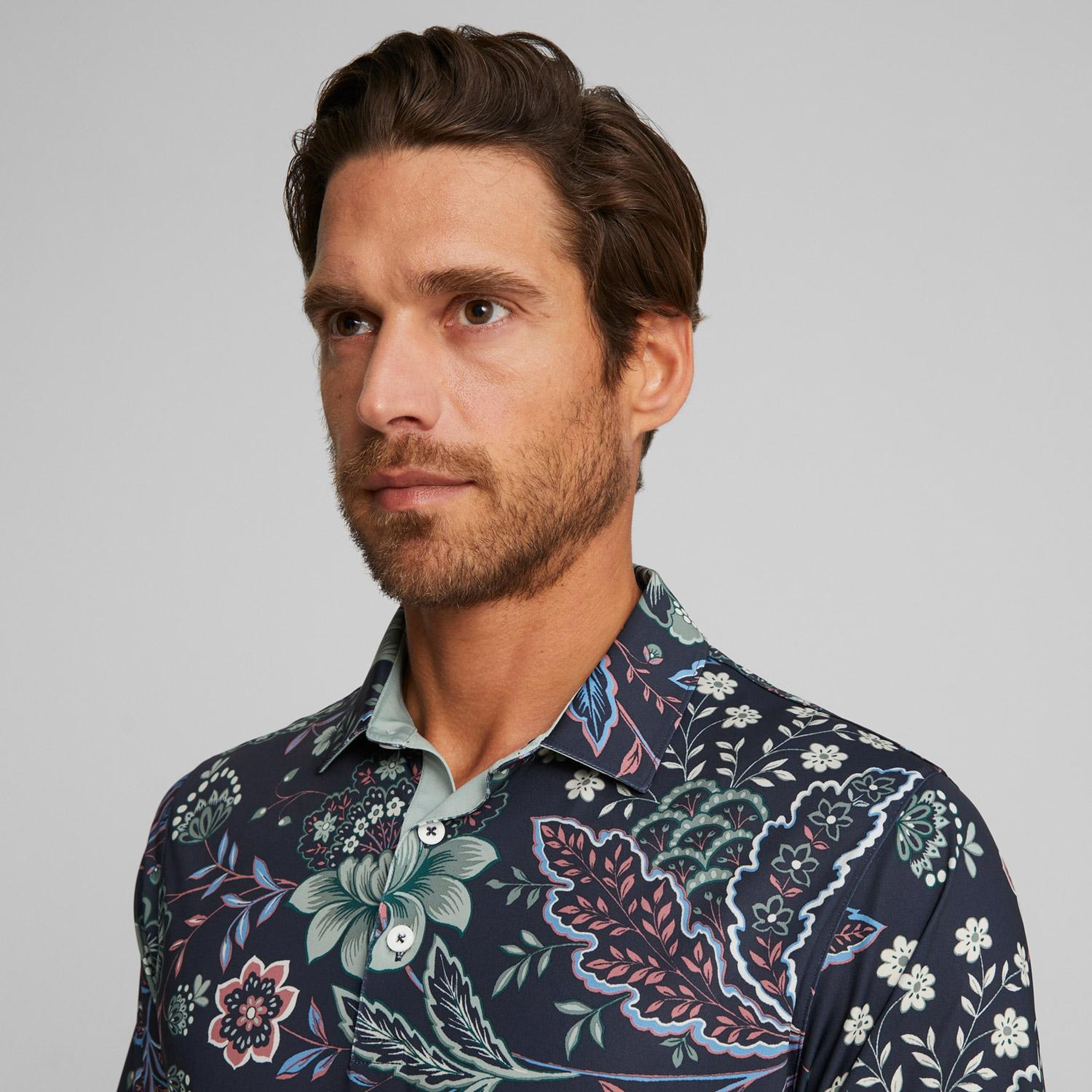 Puma X Liberty Erkek Lacivert Golf Polo T-Shirt