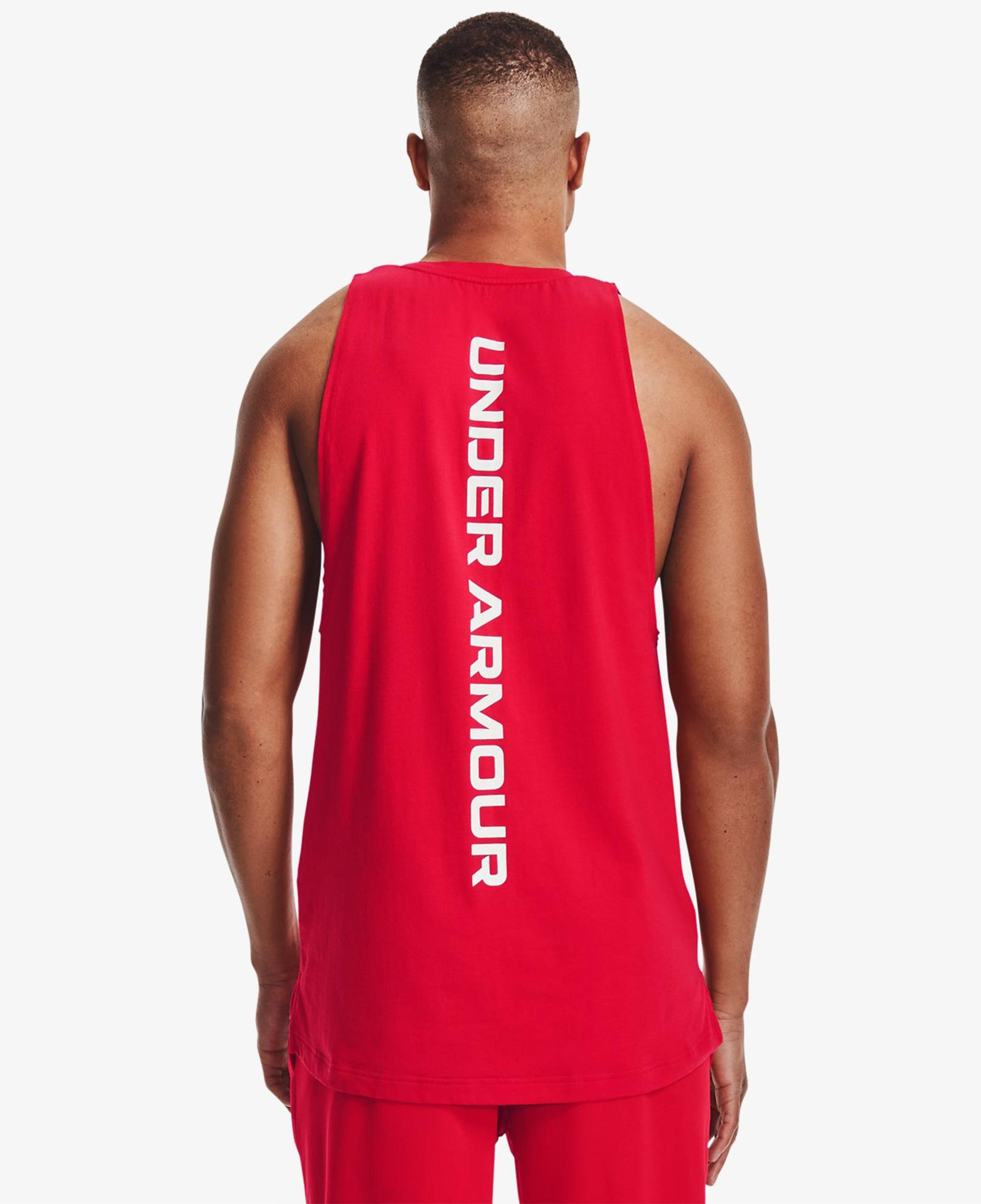 Under Armour Baseline Cotton Erkek Kırmızı Antrenman Atleti