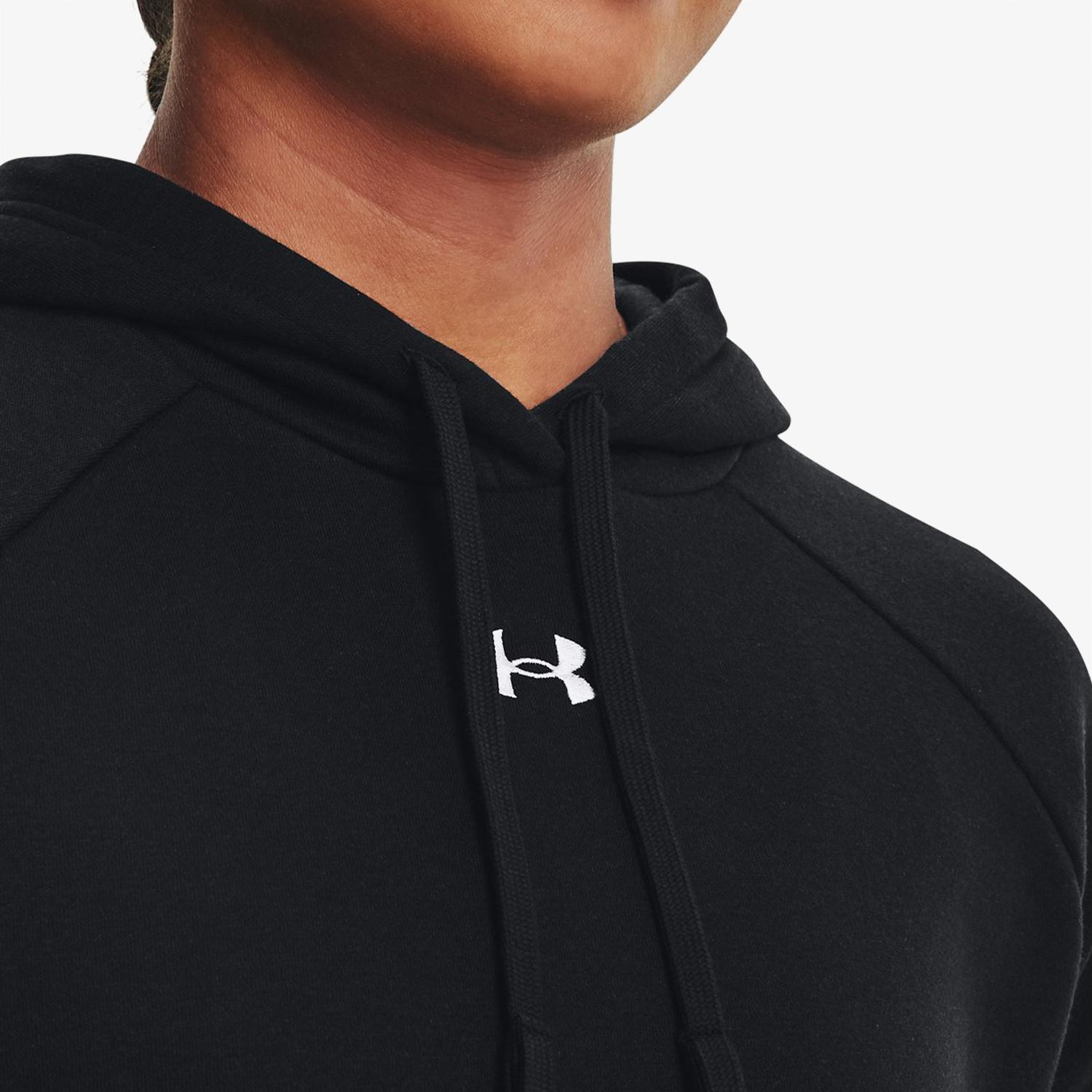 Under Armour Rival Fleece Kadın Siyah Günlük Günlük Sweatshirt