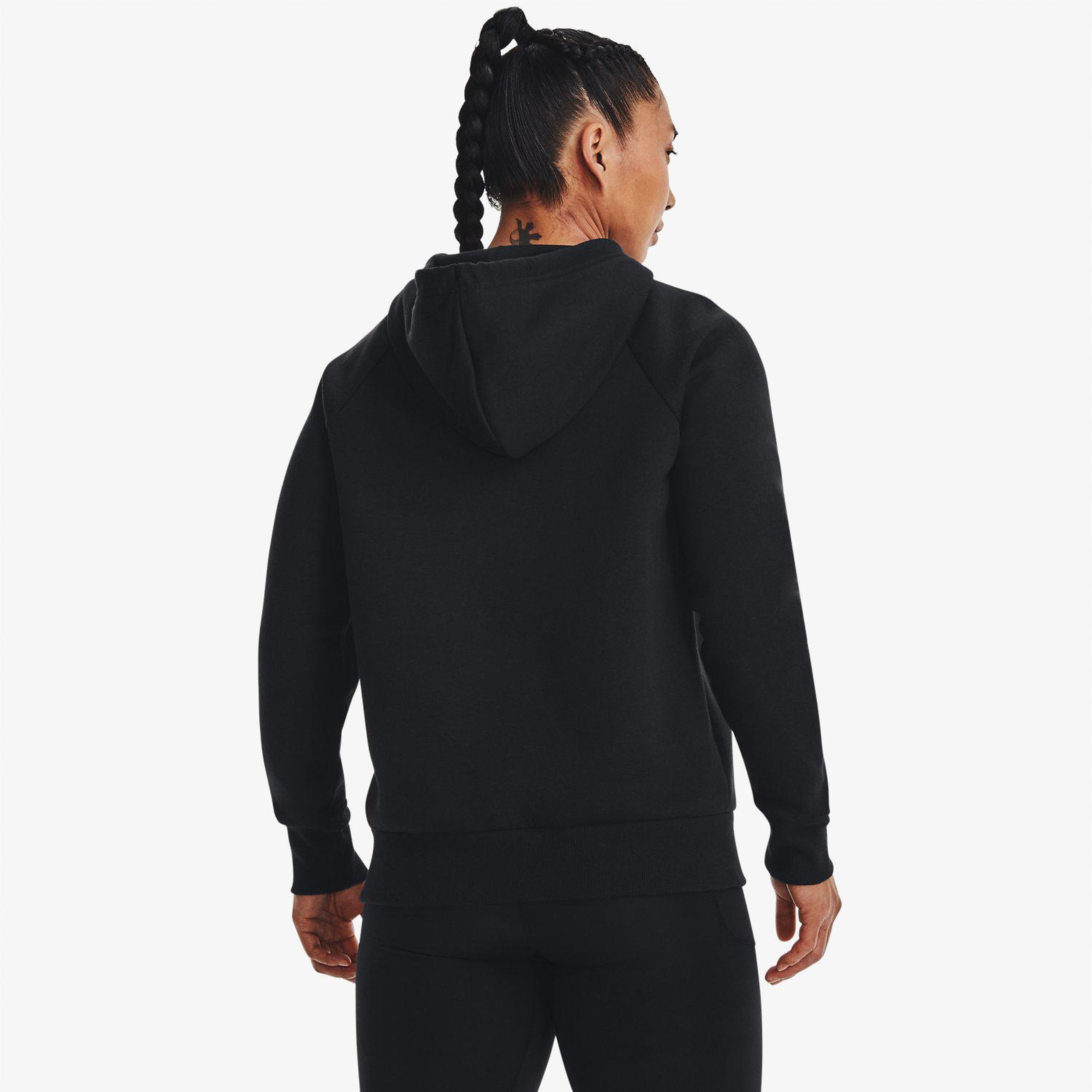 Under Armour Rival Fleece Kadın Siyah Günlük Günlük Sweatshirt