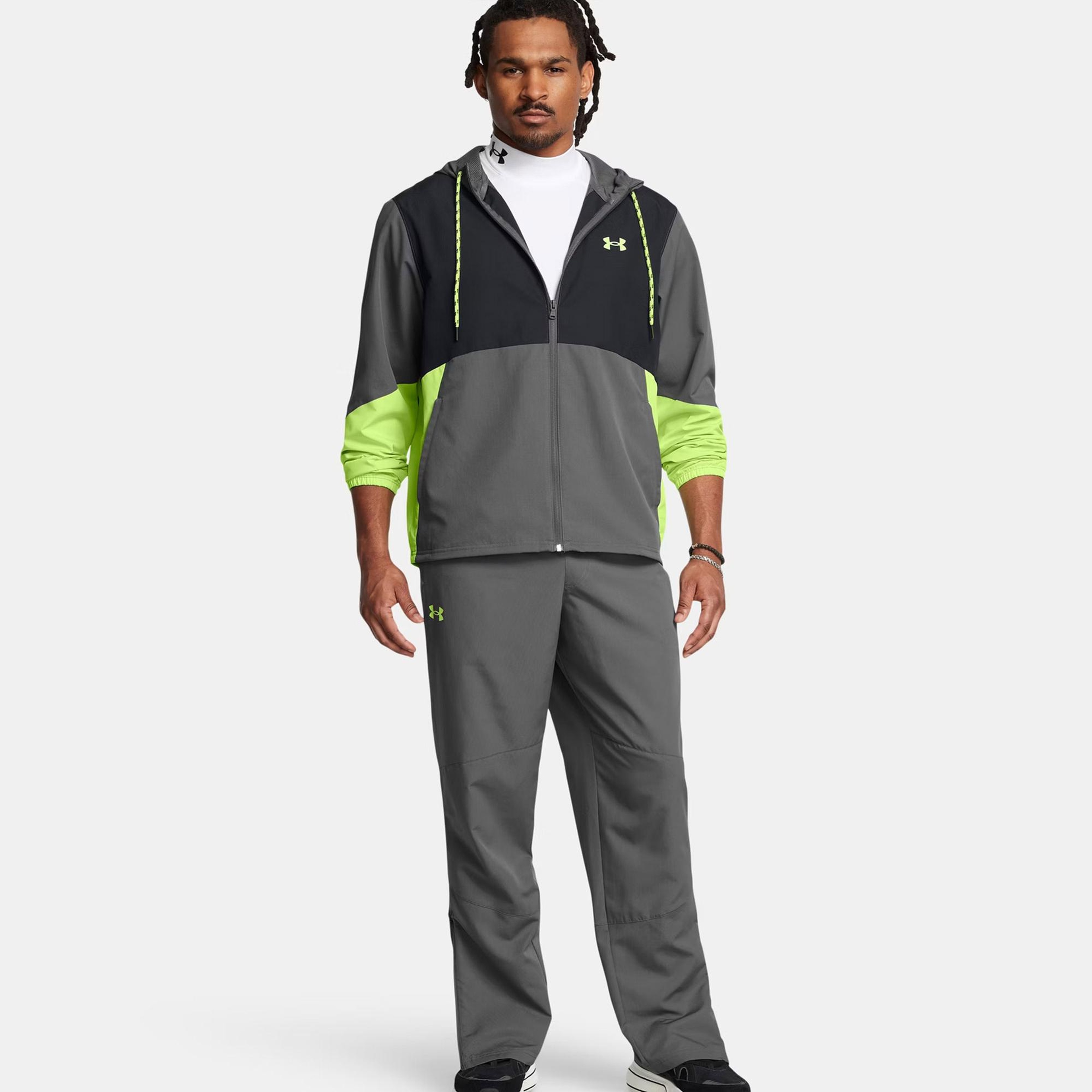 Under Armour Icon Legacy Rüzgarlık Erkek Gri Outdoor Pantolon