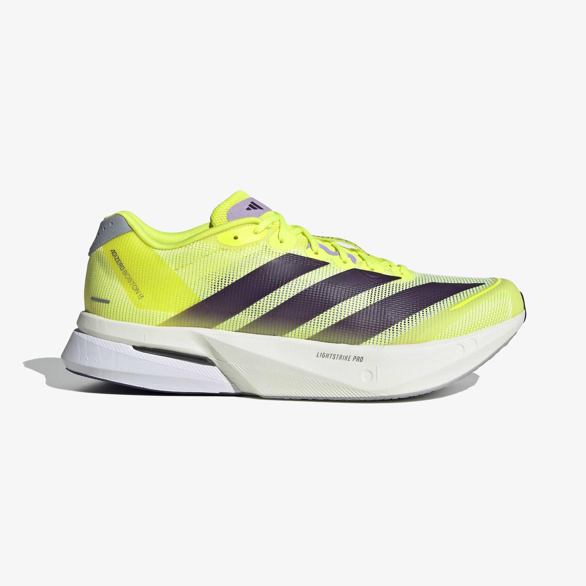 adidas Adizero Boston 13 Erkek Sarı Koşu Ayakkabısı