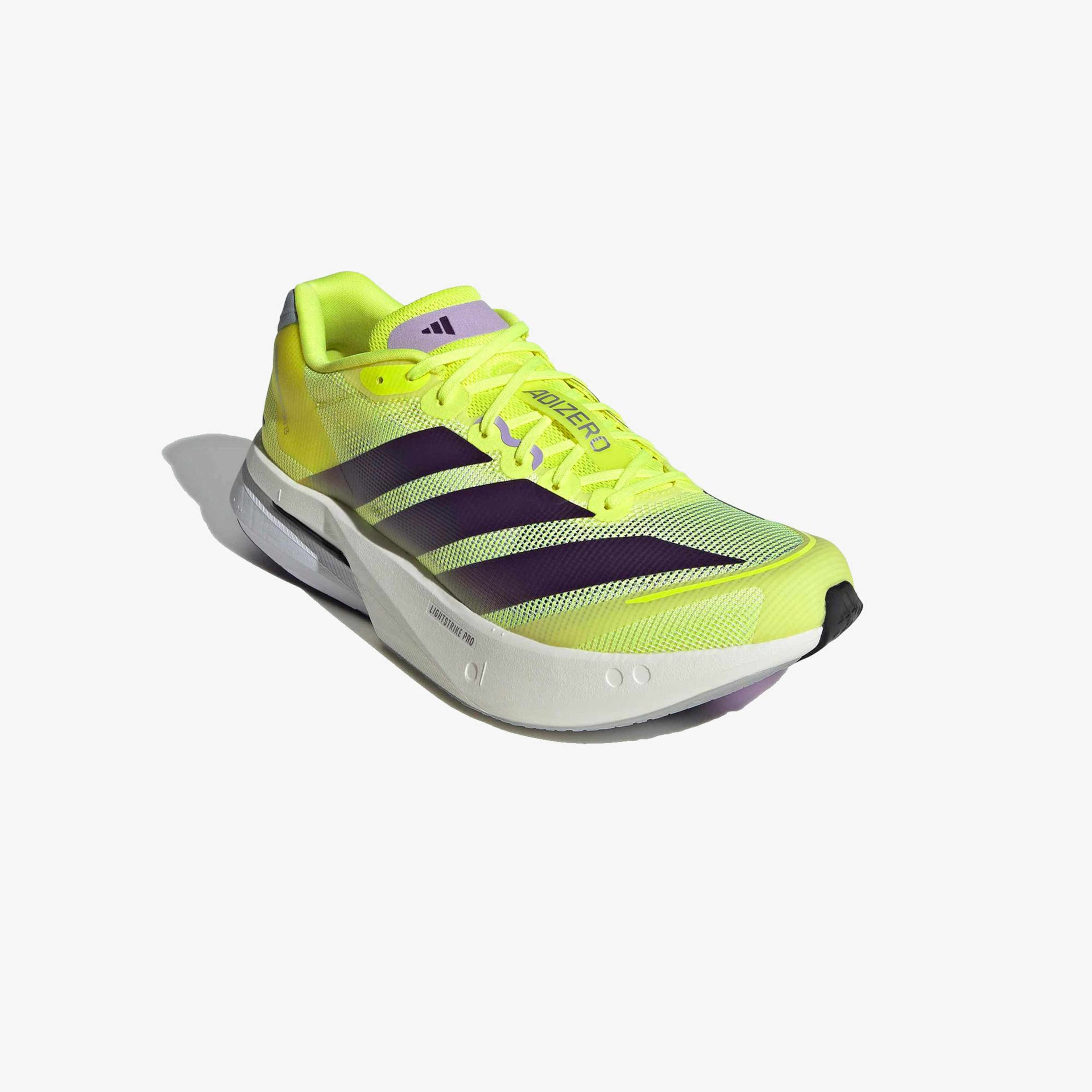adidas Adizero Boston 13 Erkek Sarı Koşu Ayakkabısı