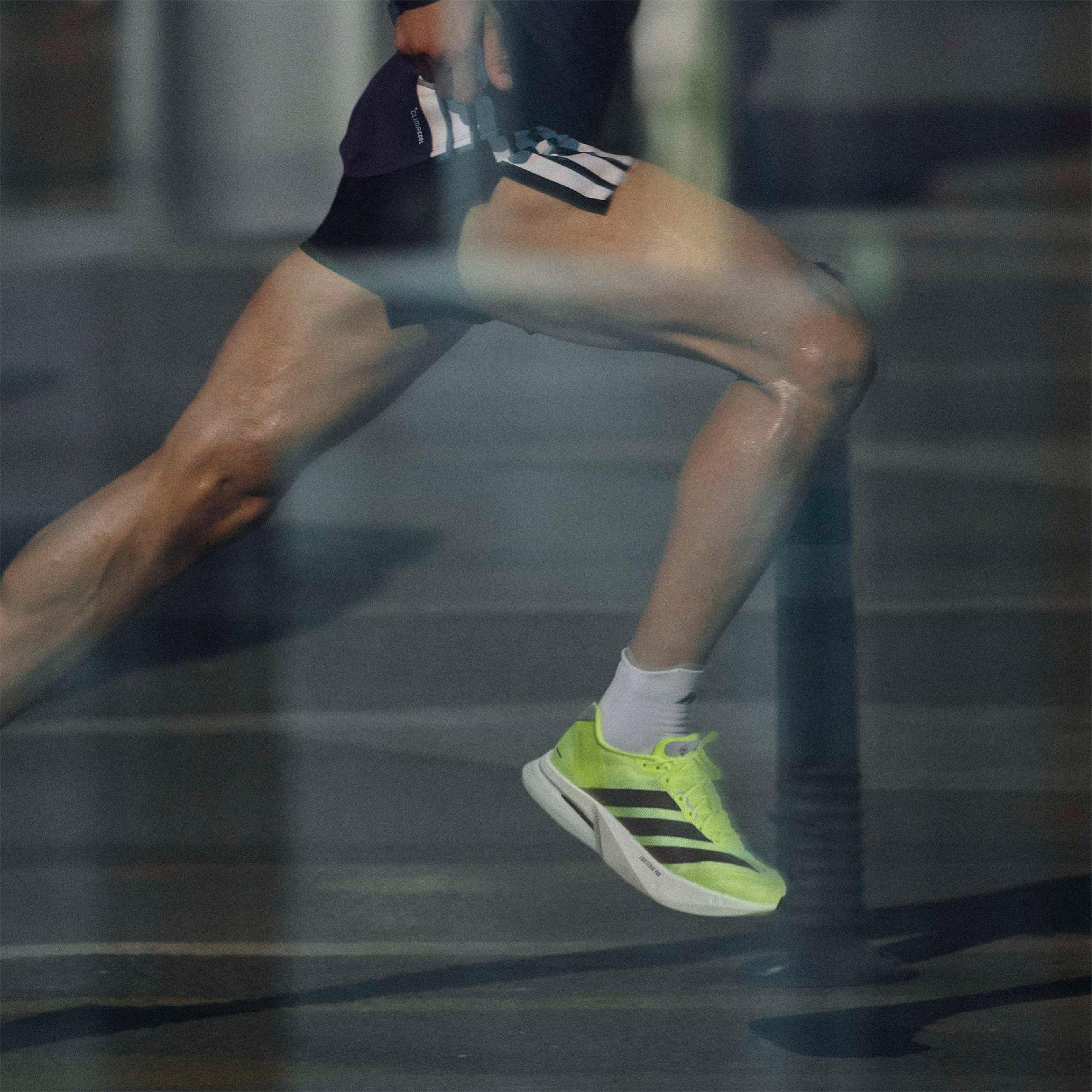 adidas Adizero Boston 13 Erkek Sarı Koşu Ayakkabısı