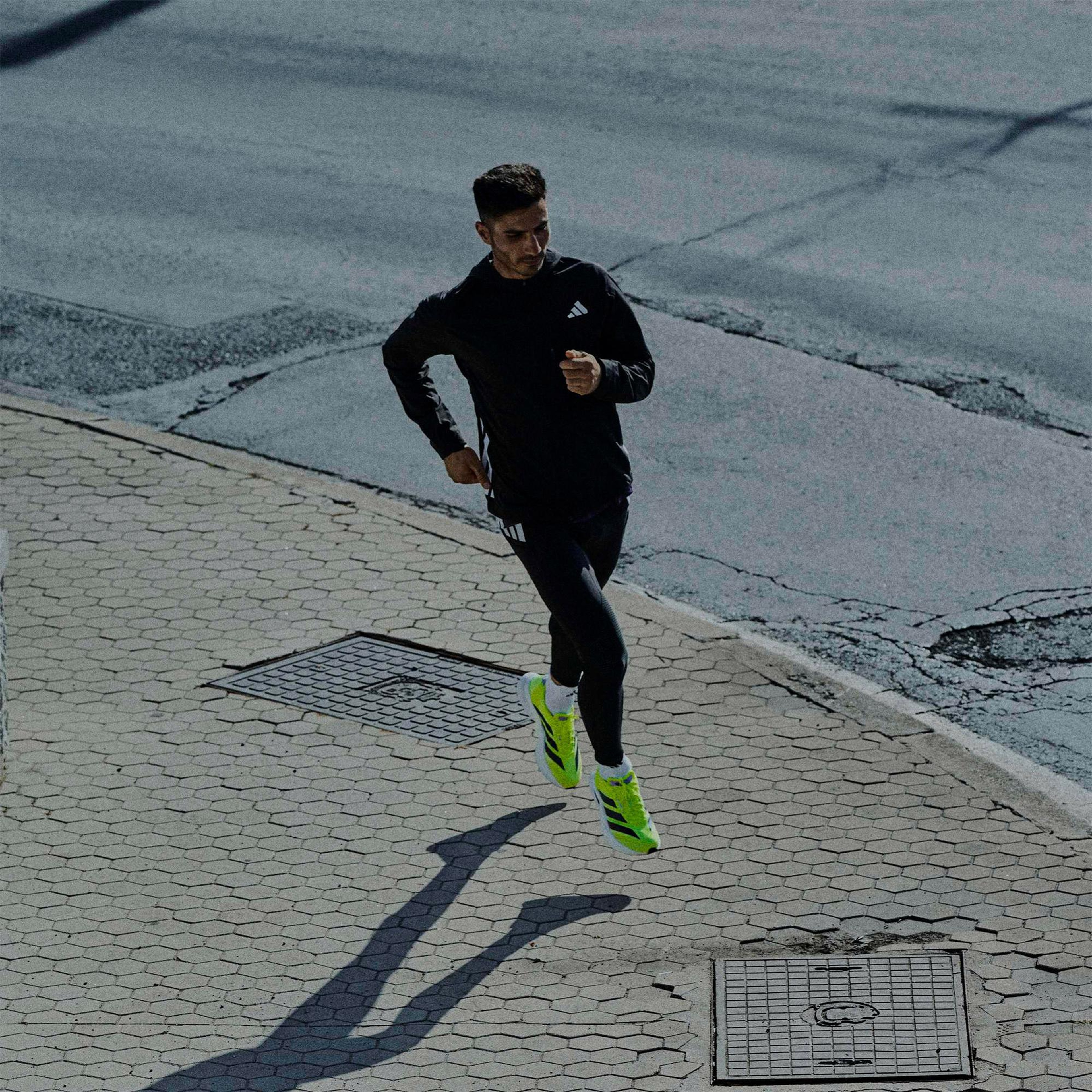 adidas Adizero Boston 13 Erkek Sarı Koşu Ayakkabısı