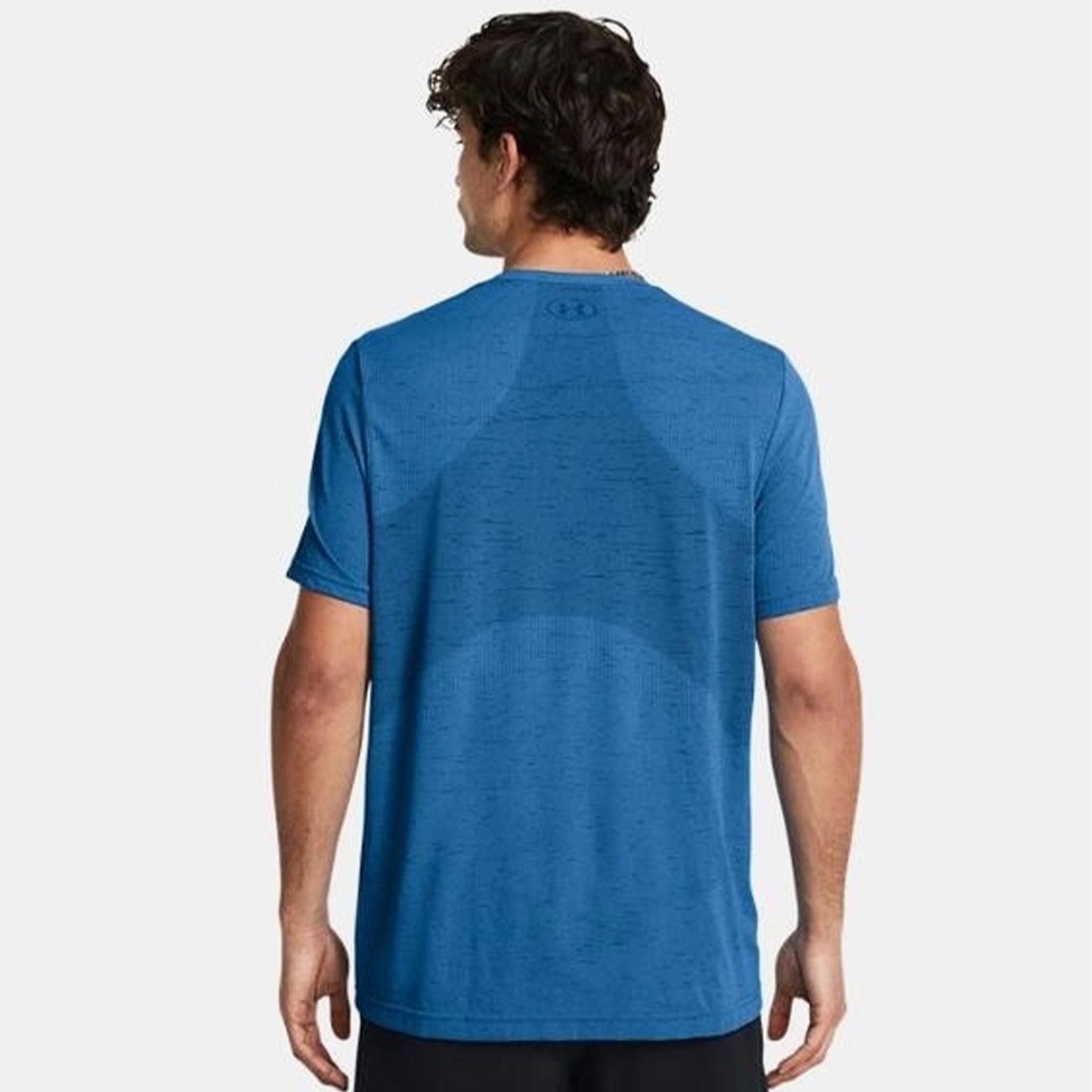 Under Armour Vanished Erkek Mavi Günlük T-Shirt