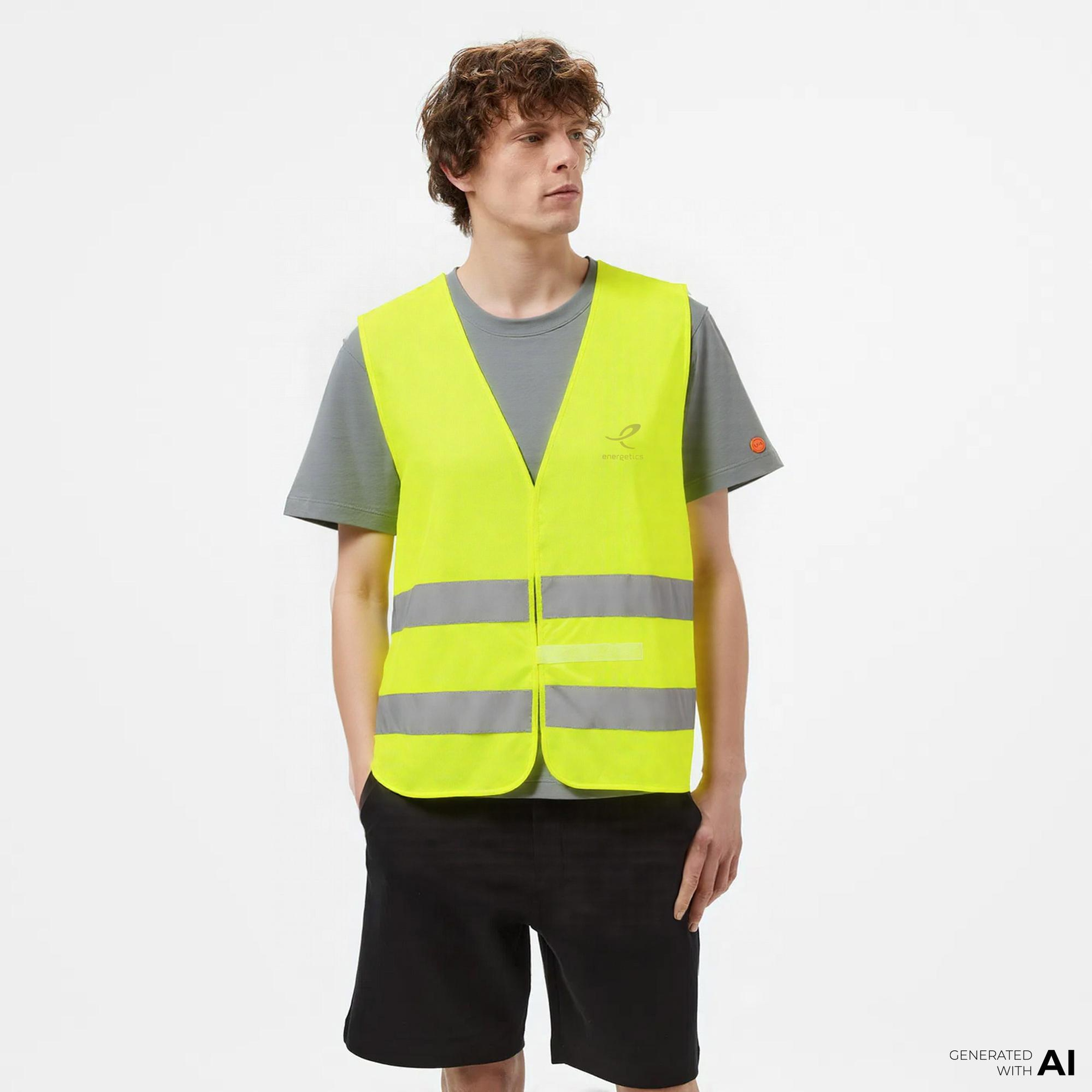 Energetics Weste Reflective Erkek Sarı Koşu Yeleği