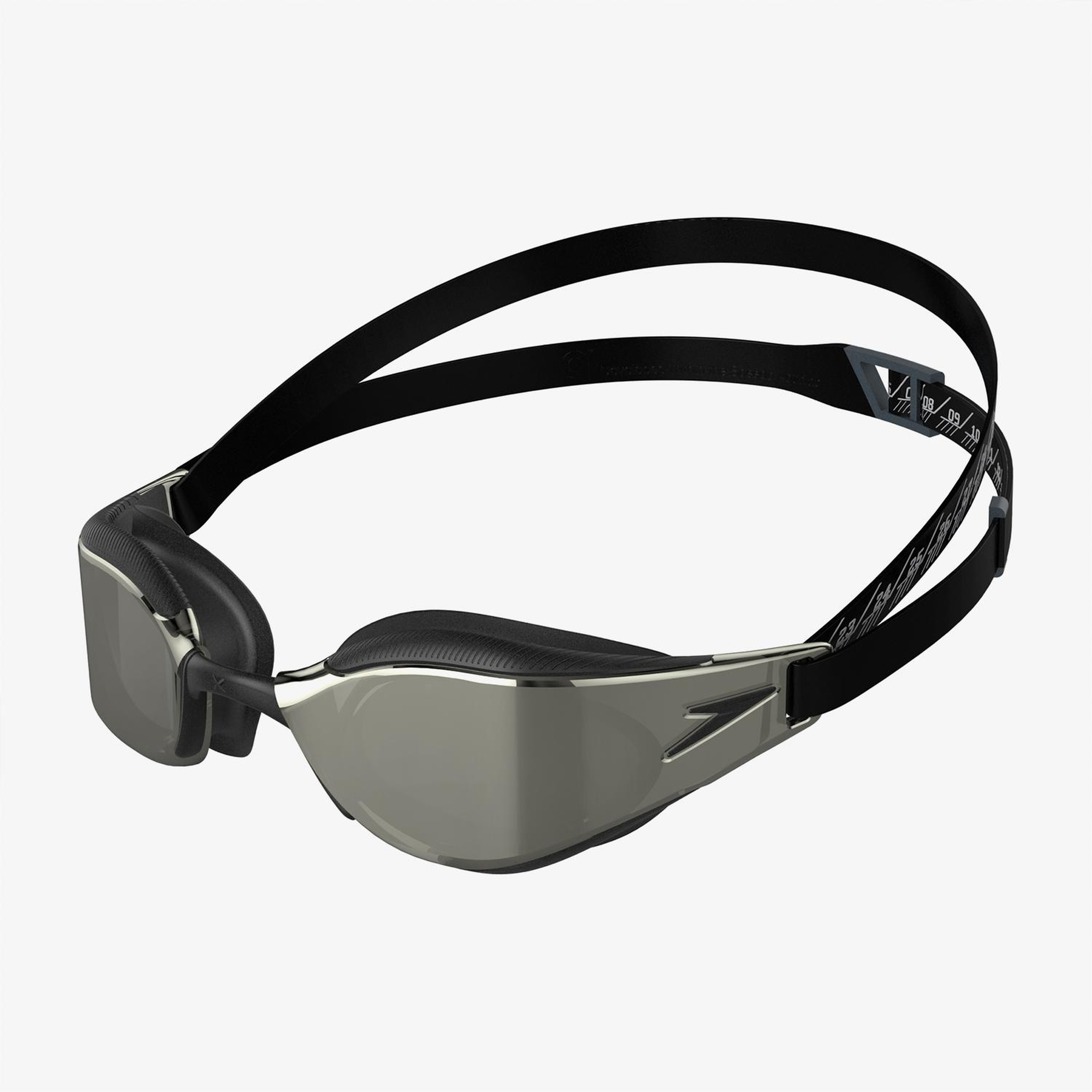 Speedo Fastskin Hyper Elite Unisex Gri Yüzücü Gözlüğü
