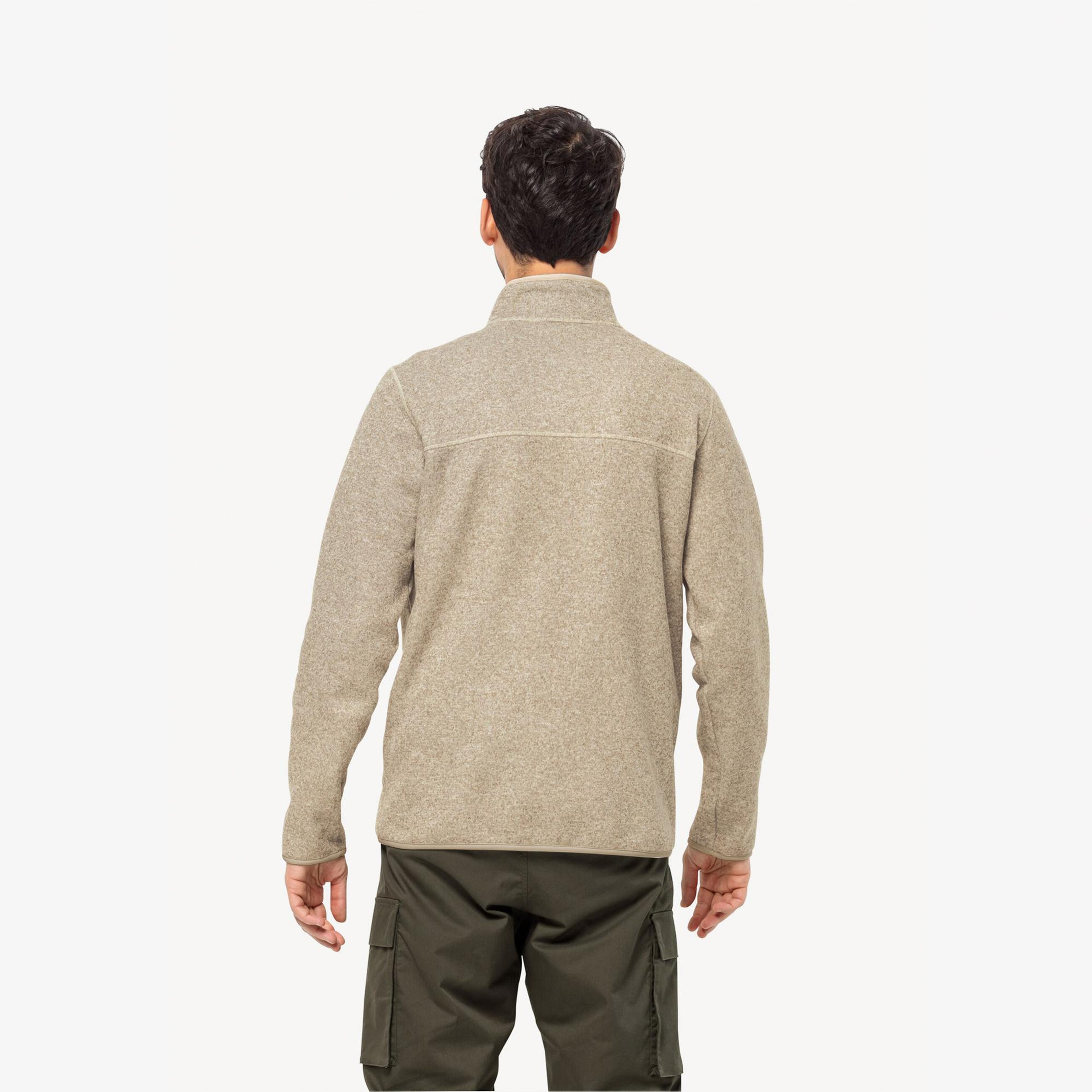 Jack Wolfskin Tannenspur Erkek Bej Polar Ceket