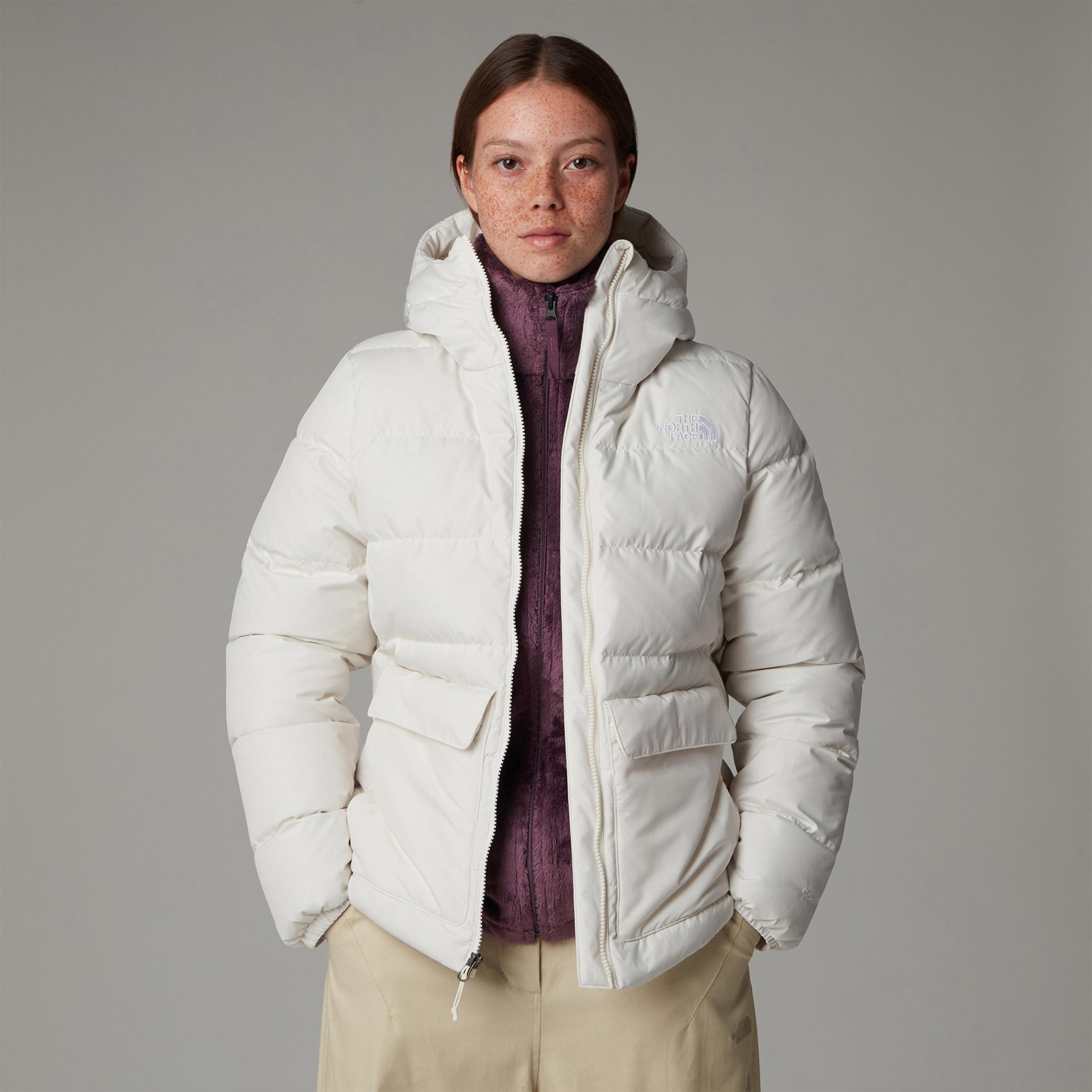 The North Face Gotham Kadın Beyaz Outdoor Mont