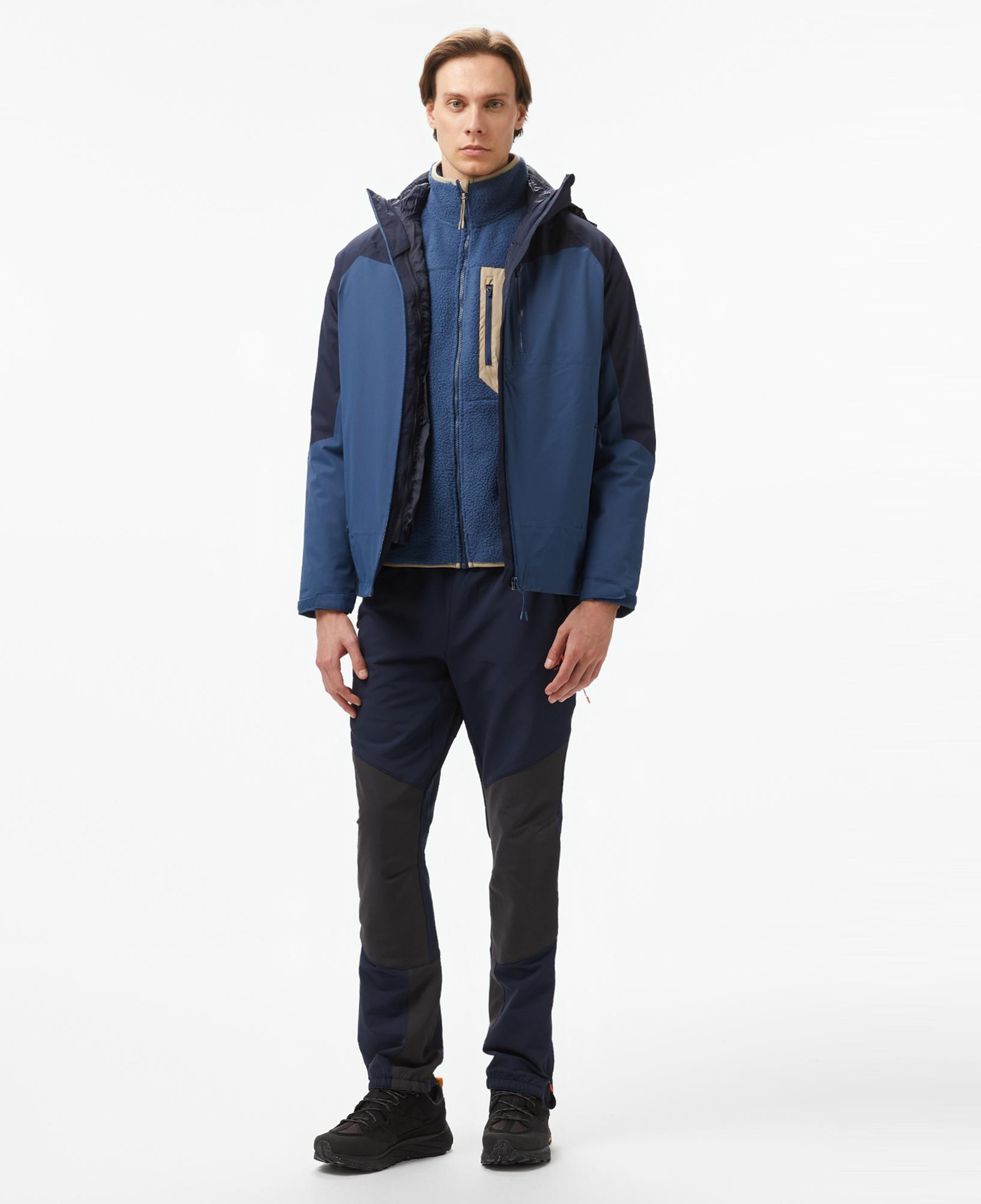 McKinley Avoca 3in1 Erkek Mavi Outdoor Mont