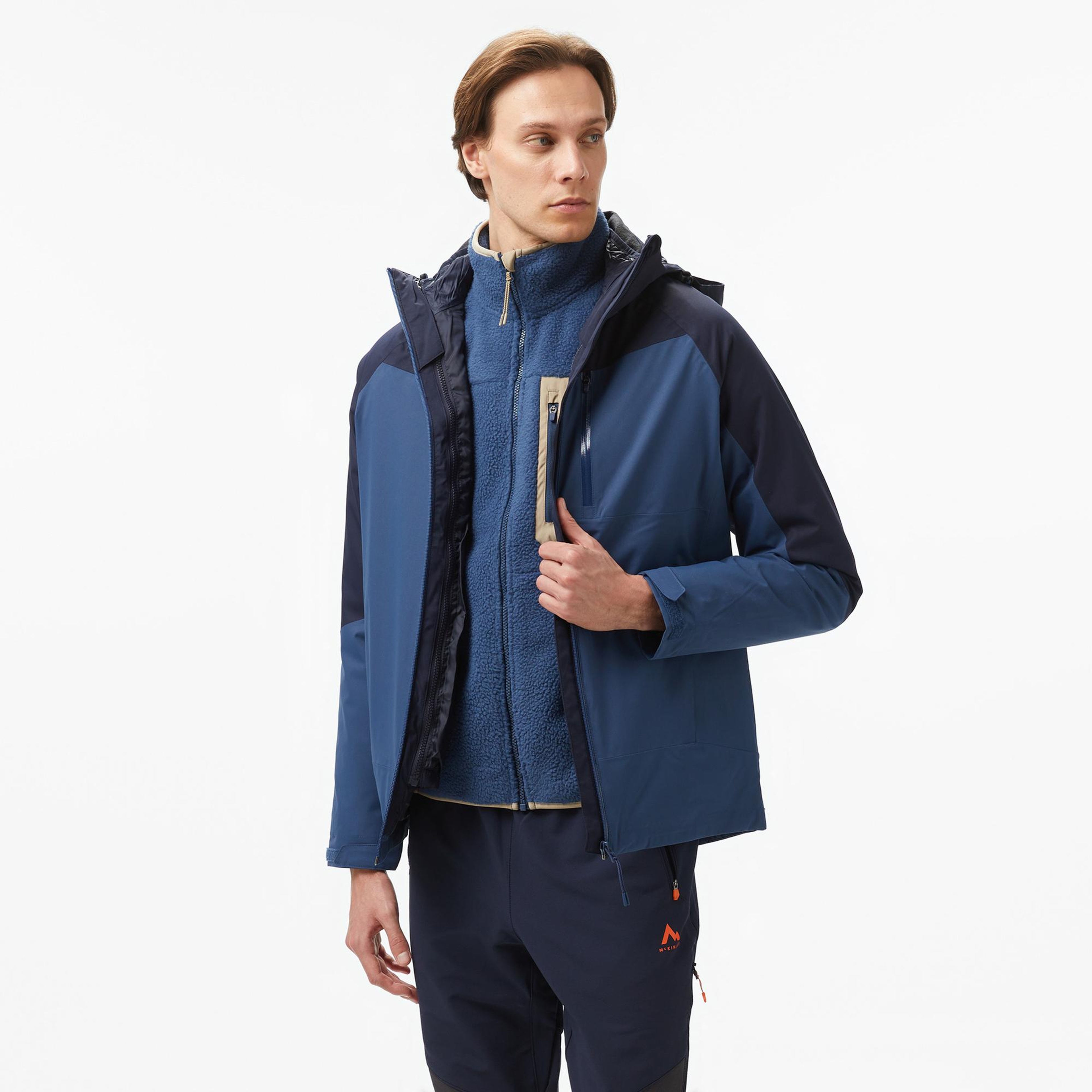 McKinley Avoca 3in1 Erkek Mavi Outdoor Mont