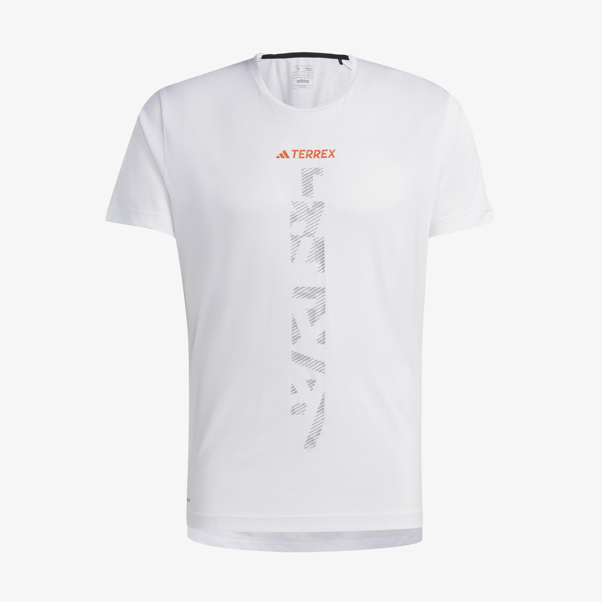 adidas Agravic Trail Erkek Beyaz Koşu T-Shirt