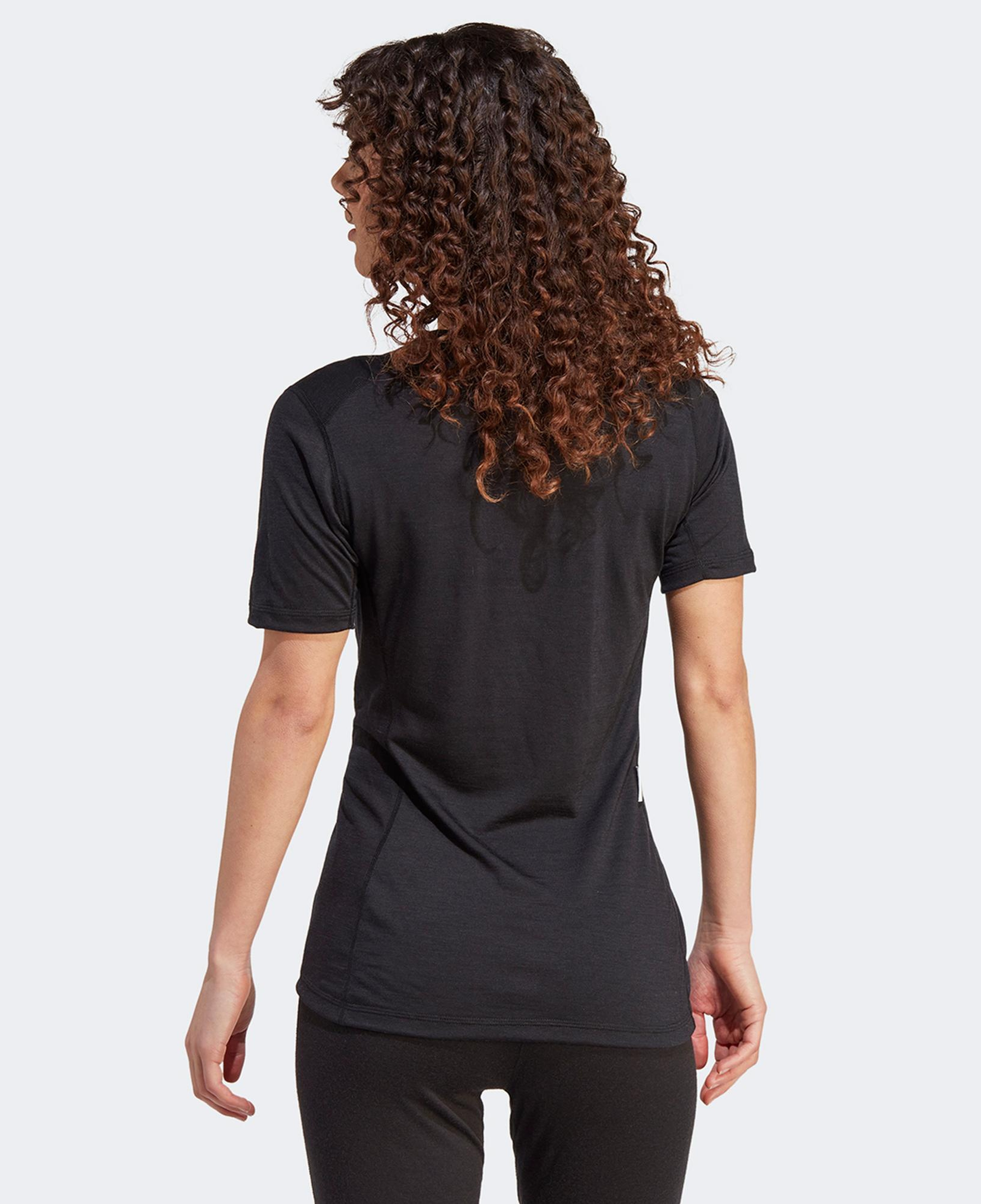 adidas Xperior Merino Kadın Siyah Antrenman T-Shirt