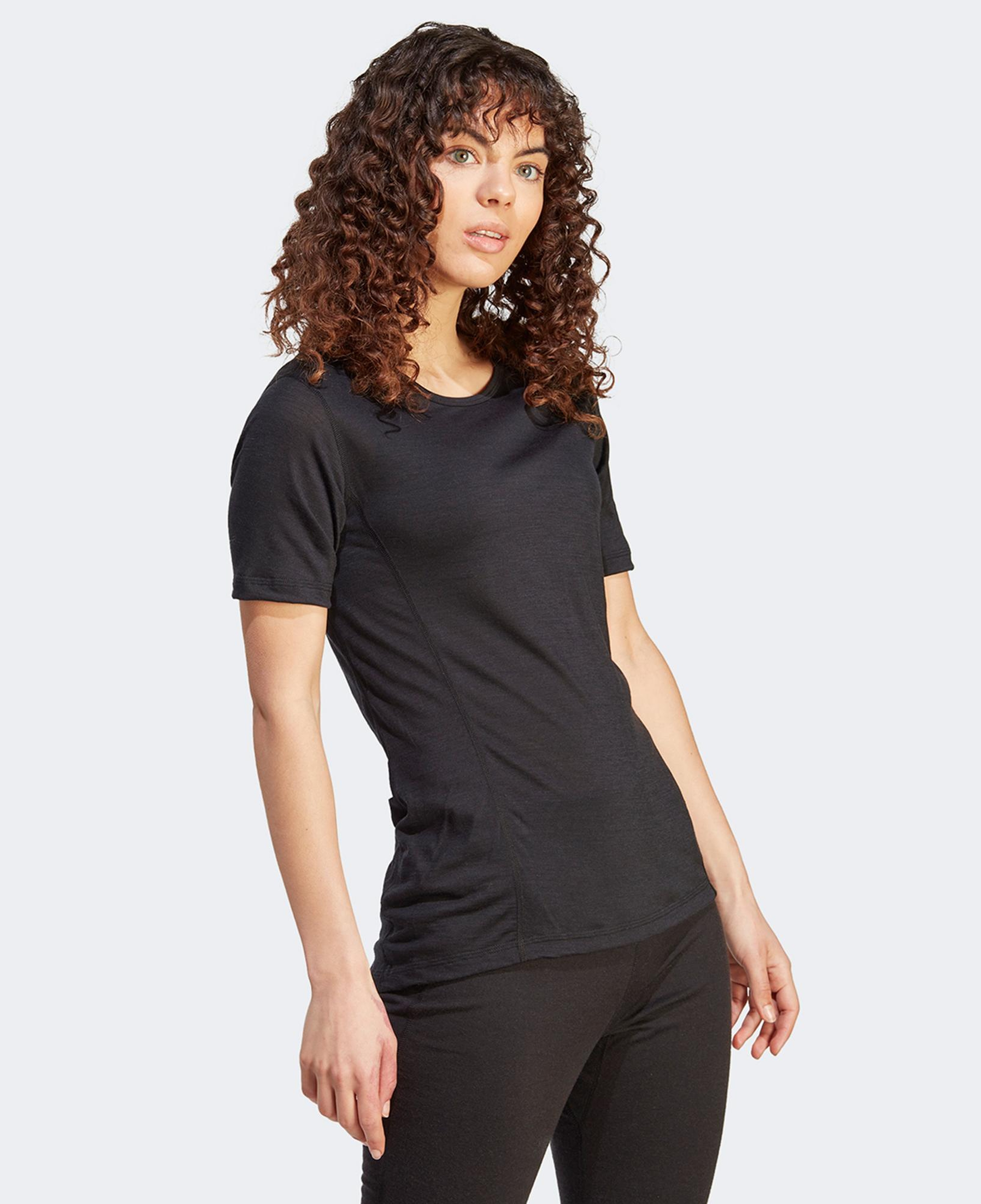 adidas Xperior Merino Kadın Siyah Antrenman T-Shirt