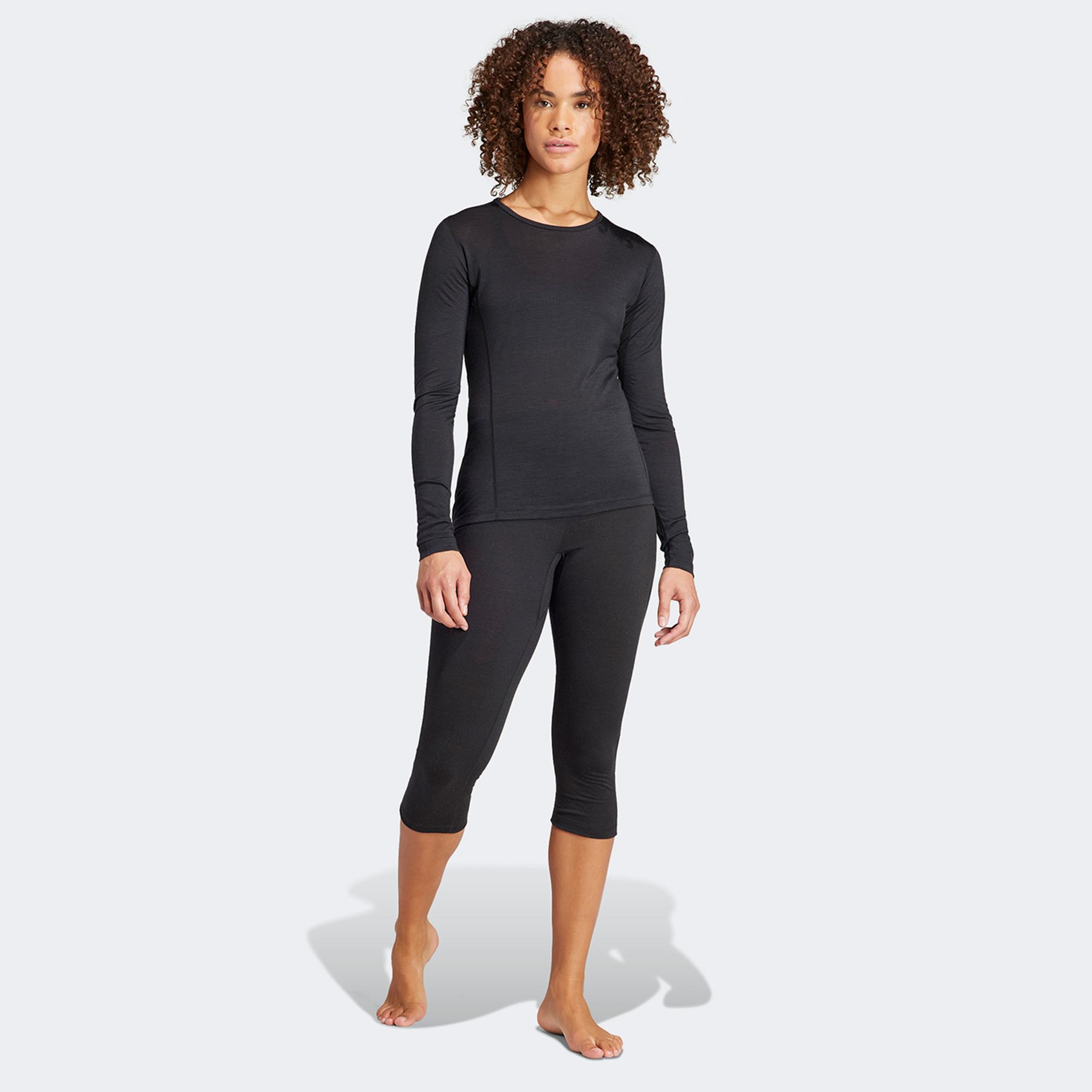 adidas Xperior Merino Kadın Siyah  Antrenman Sweatshirt