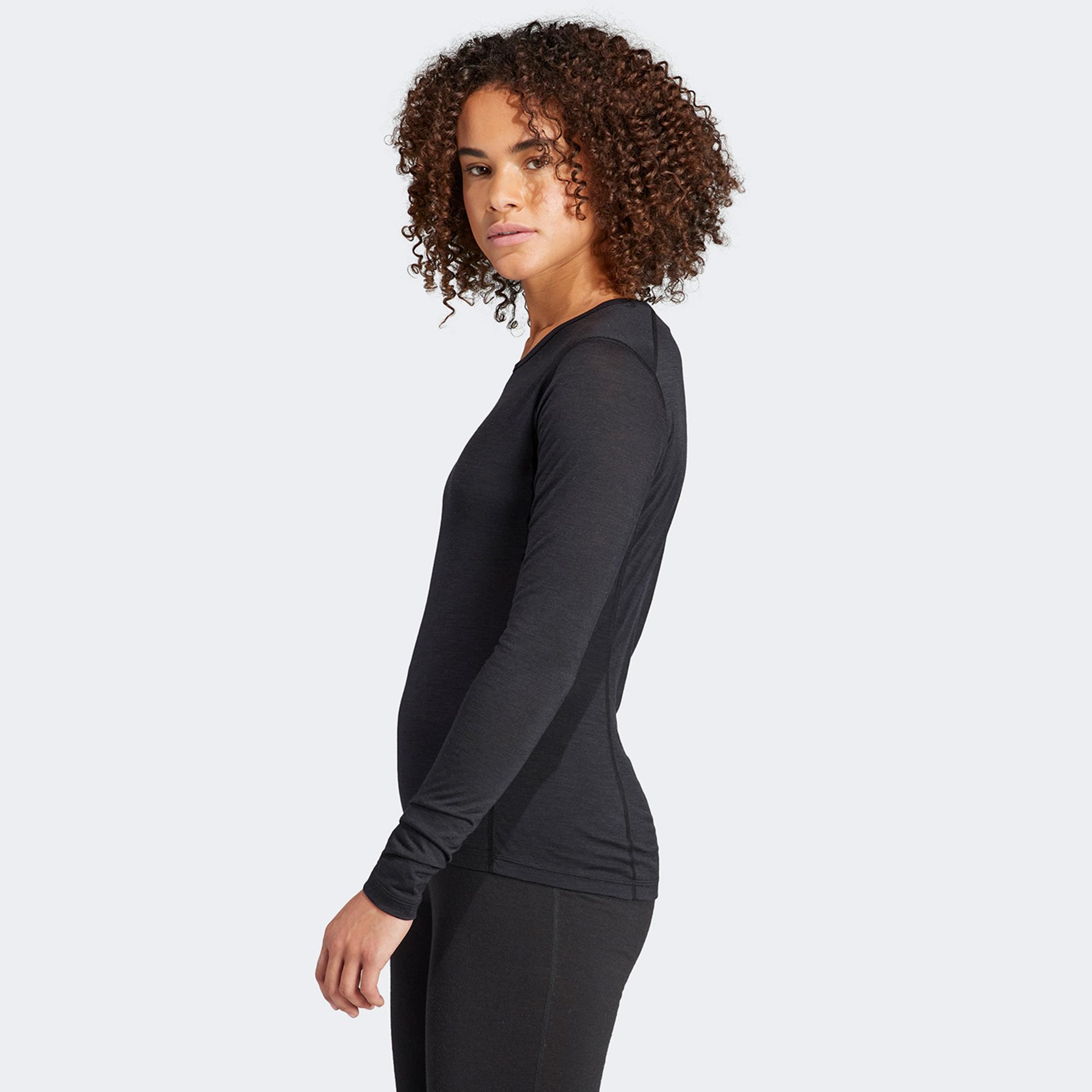 adidas Xperior Merino Kadın Siyah Antrenman Sweatshirt