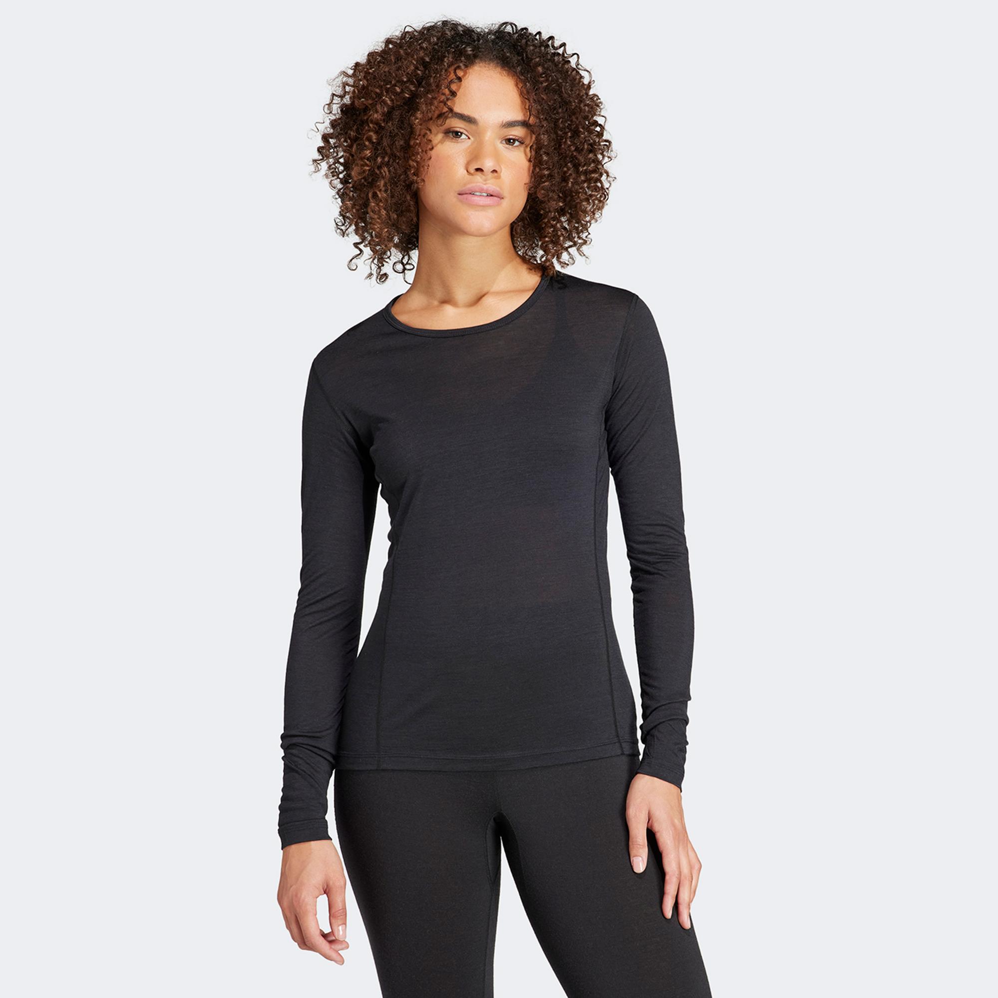 adidas Xperior Merino Kadın Siyah Antrenman Sweatshirt