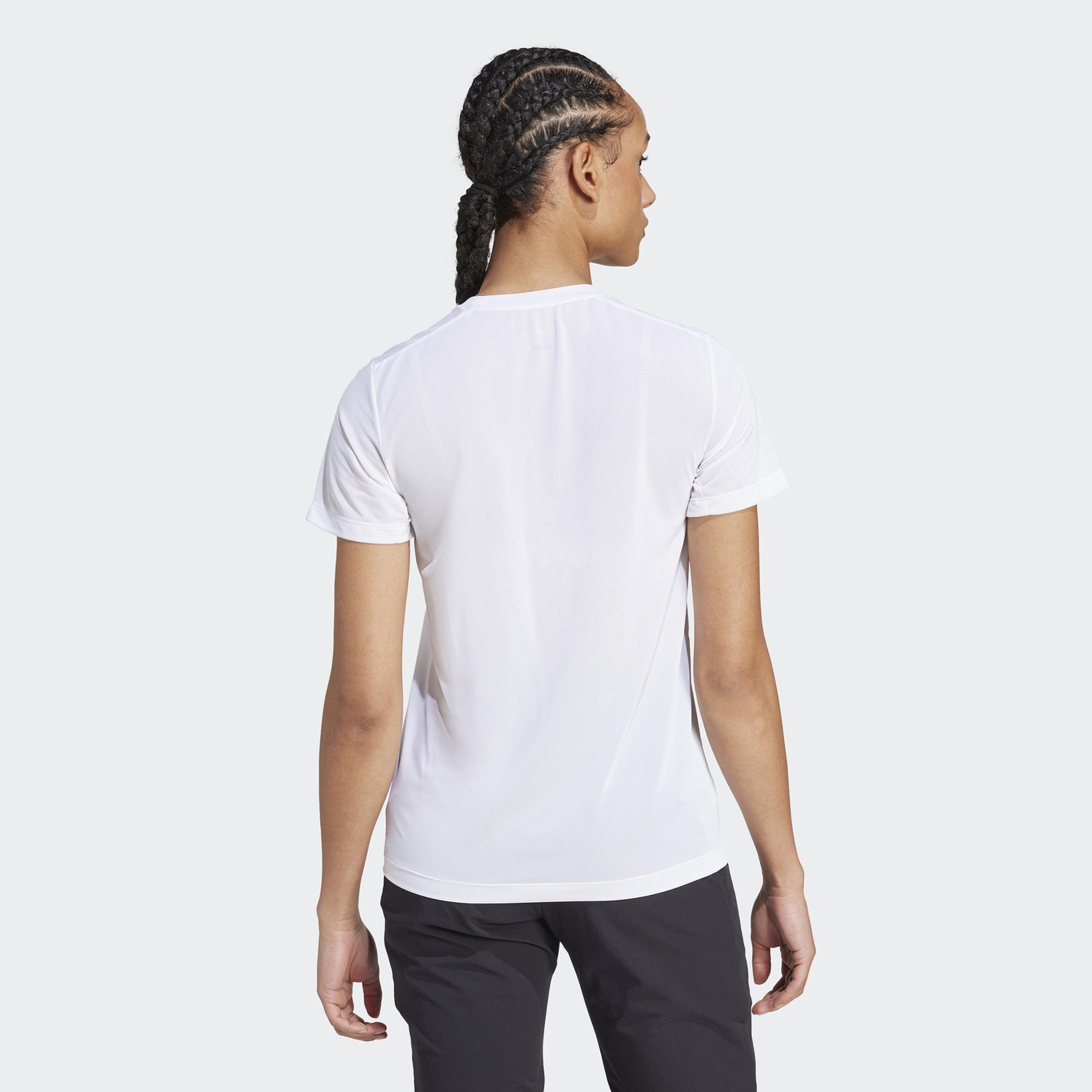 adidas Terrex Multi Endurance Tech Kadın Beyaz Günlük T-Shirt