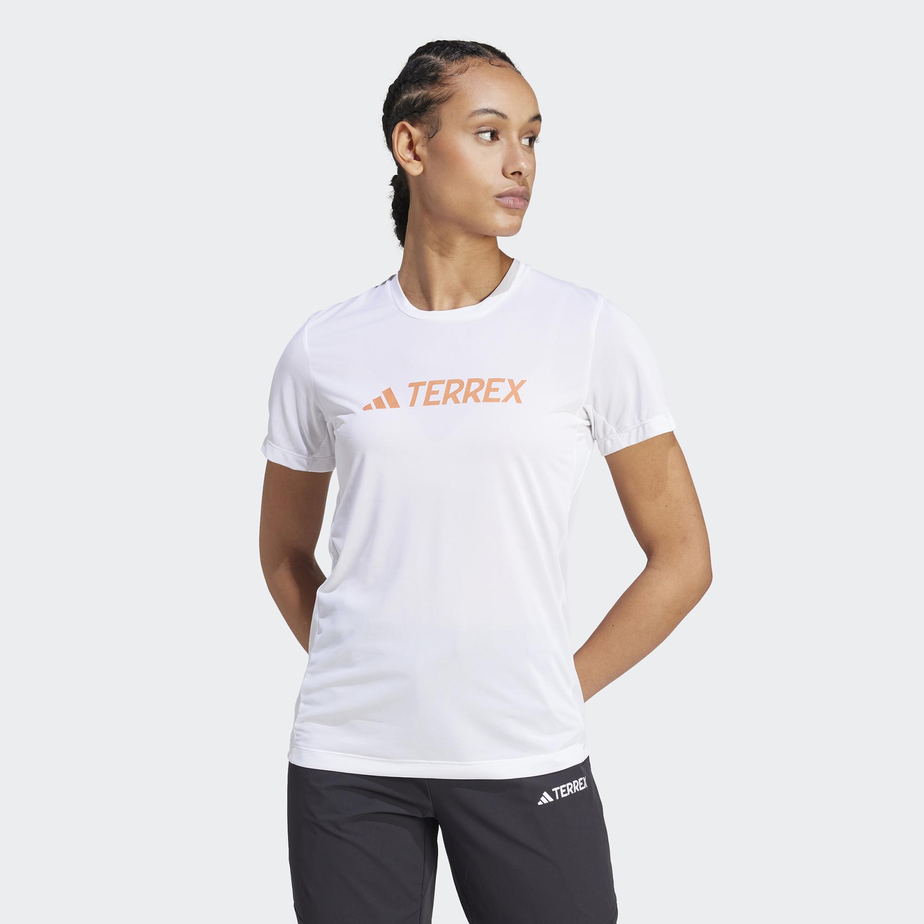 adidas Terrex Multi Endurance Tech Kadın Beyaz Günlük T-Shirt