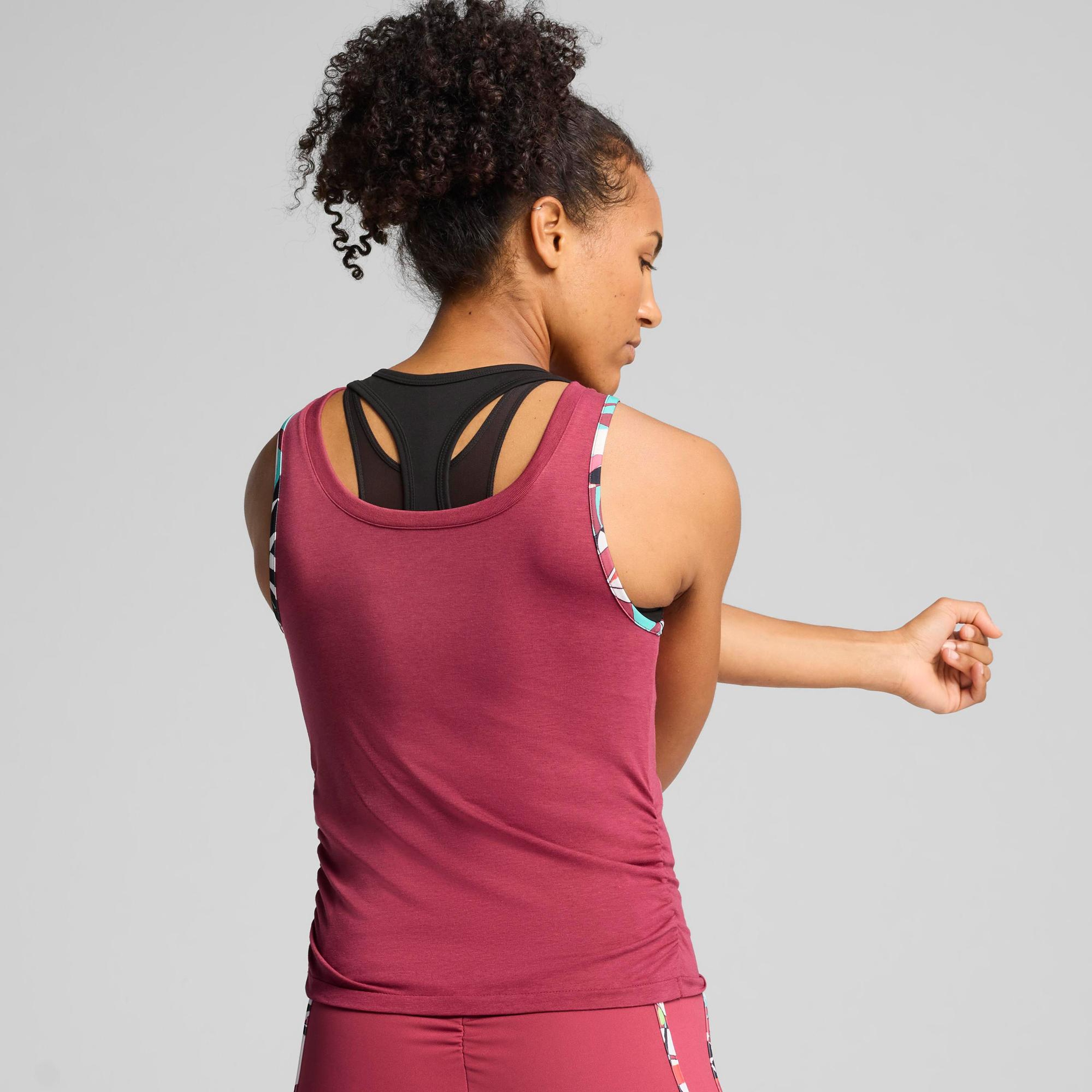 Puma Tropical Aop Tank Kadın Pembe Antrenman Atleti