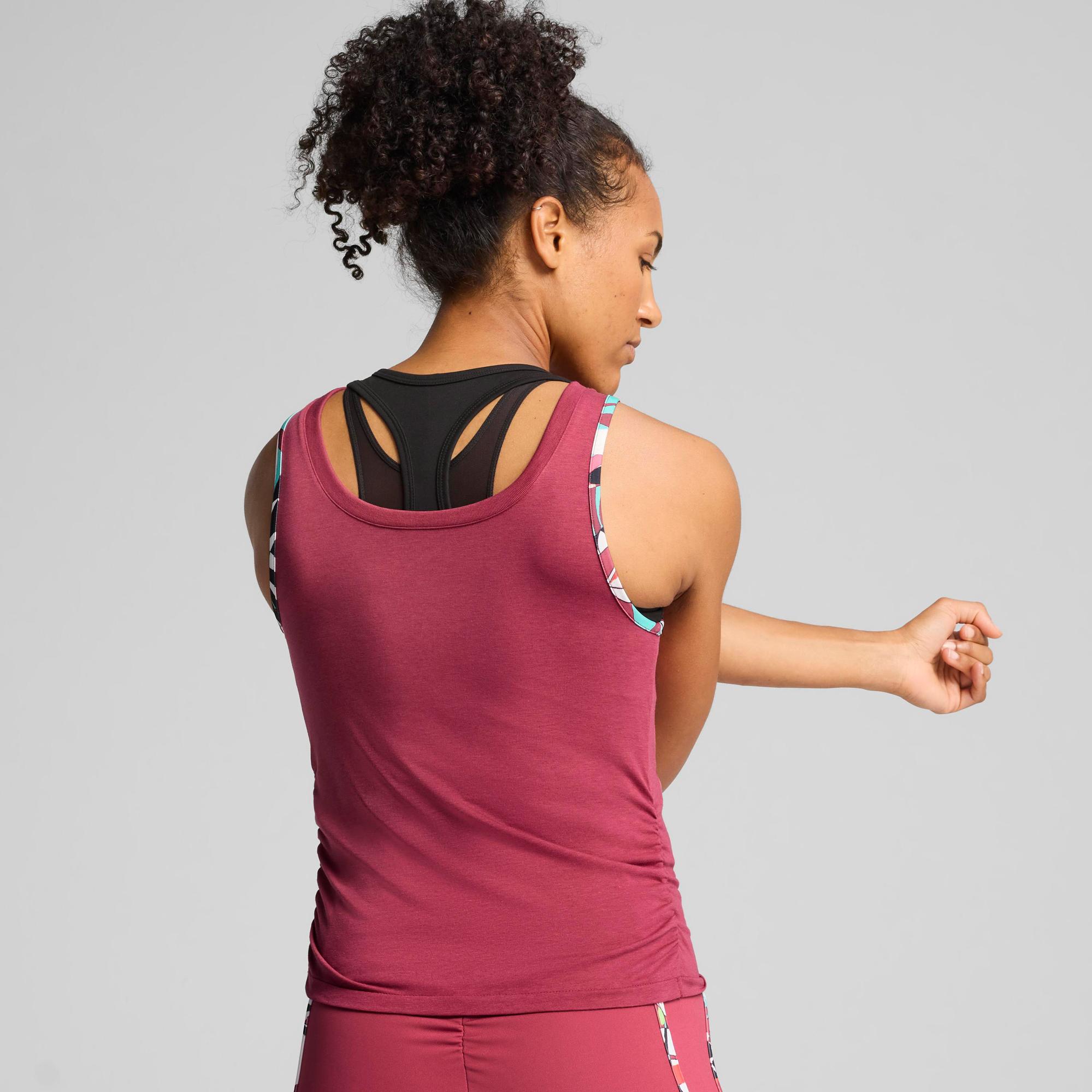 Puma Tropical Aop Tank Kadın Pembe Antrenman Atleti