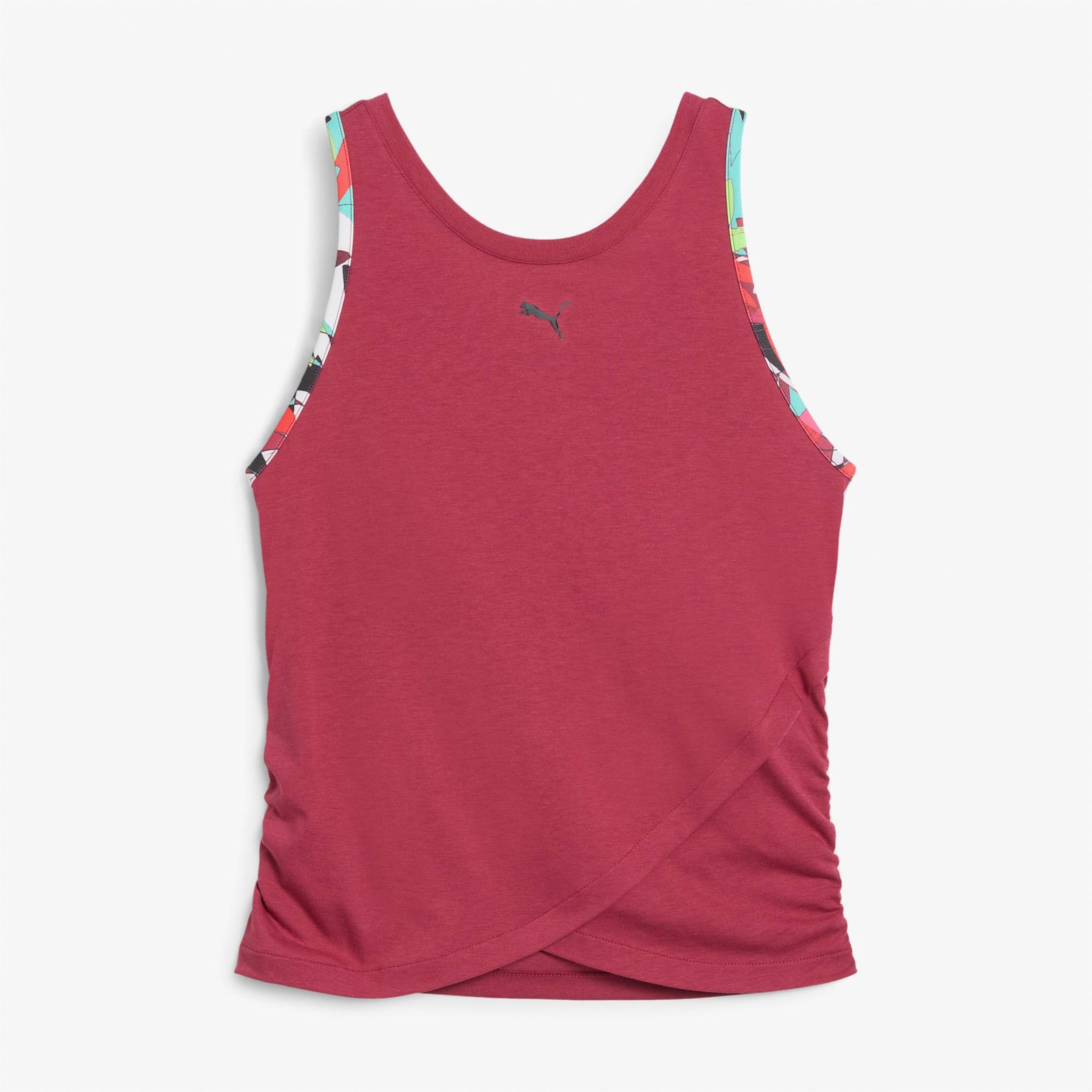 Puma Tropical Aop Tank Kadın Pembe Antrenman Atleti