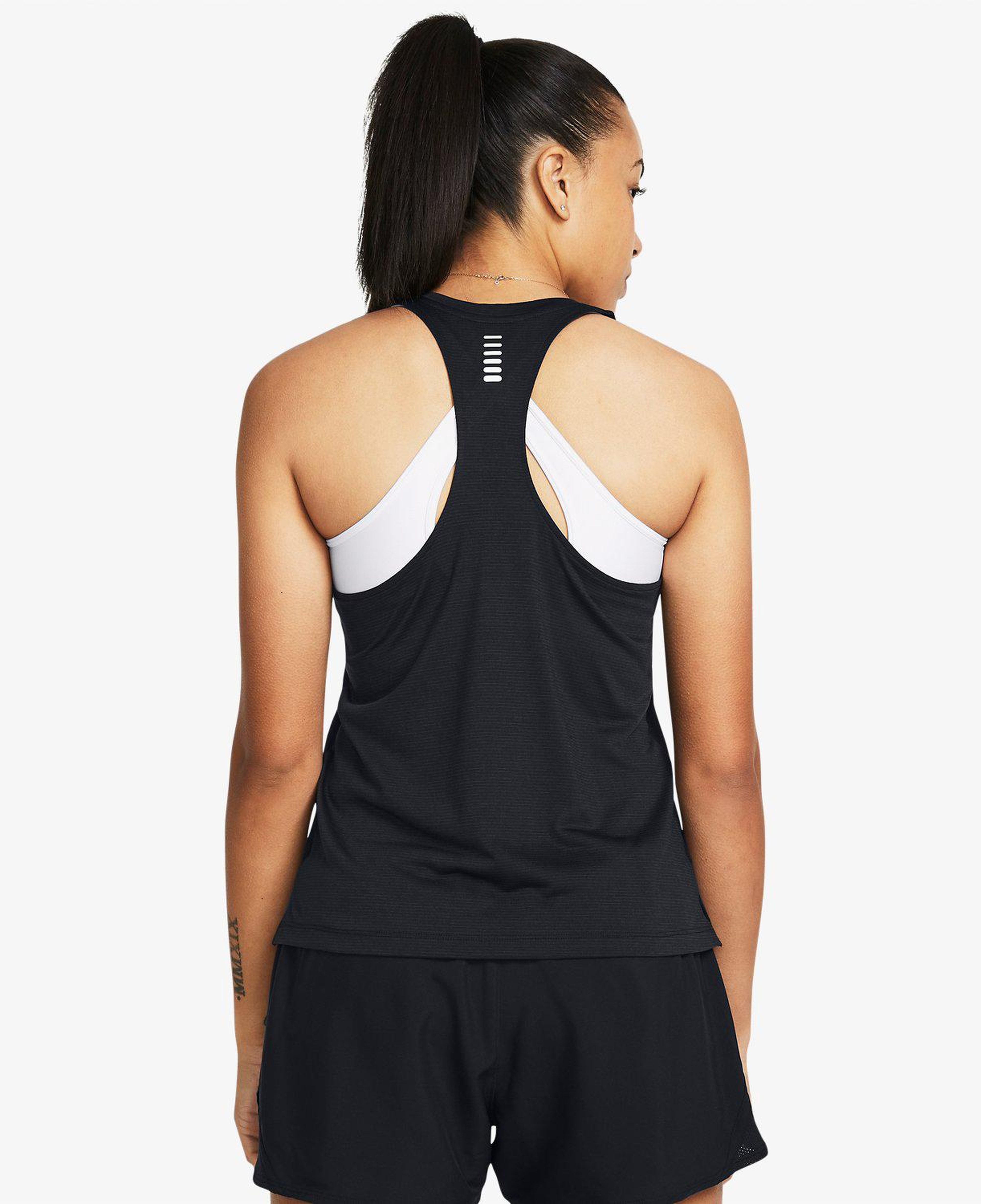 Under Armour Launch Kadın Siyah Antrenman T-Shirt