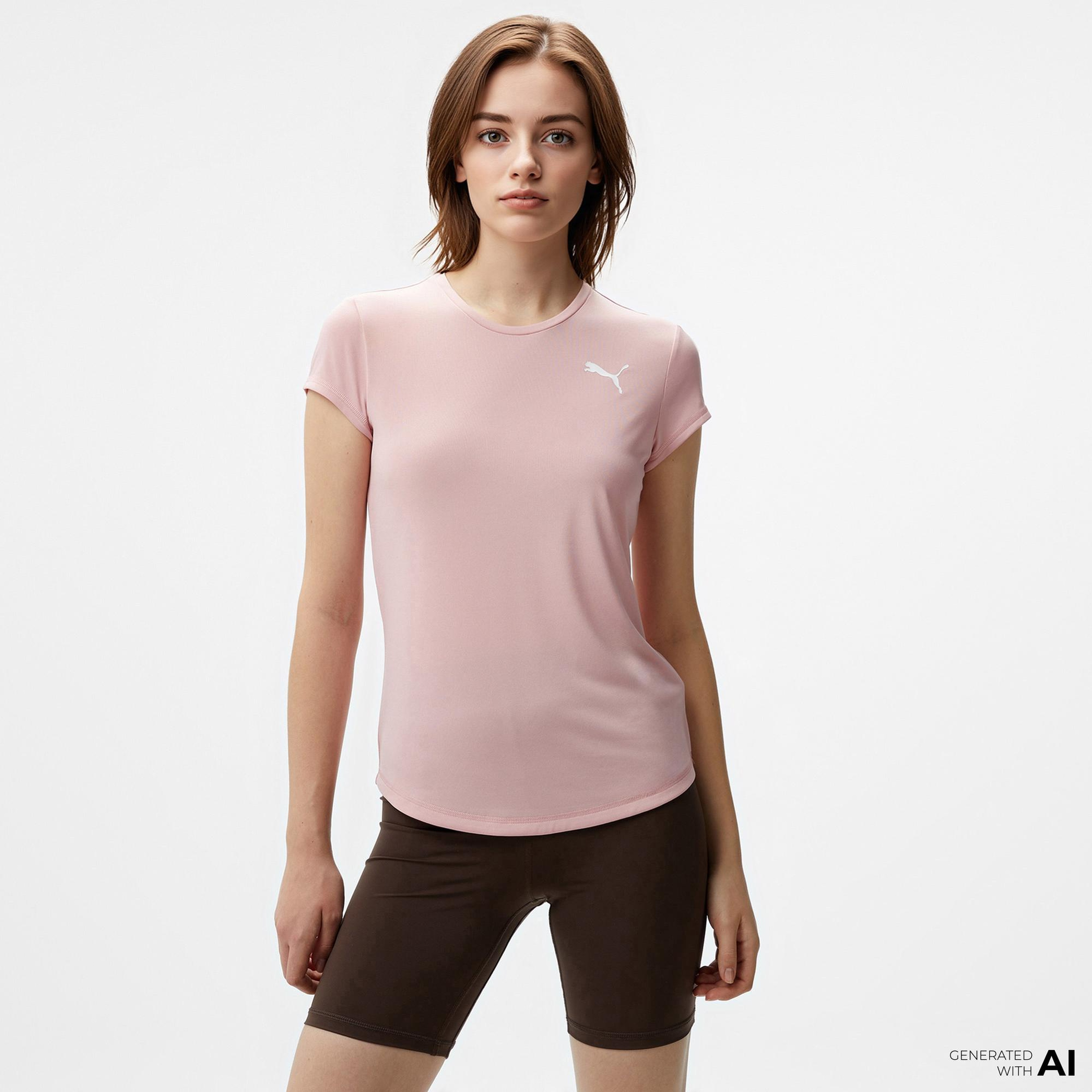 Puma Active Kadın Pembe Günlük T-Shirt