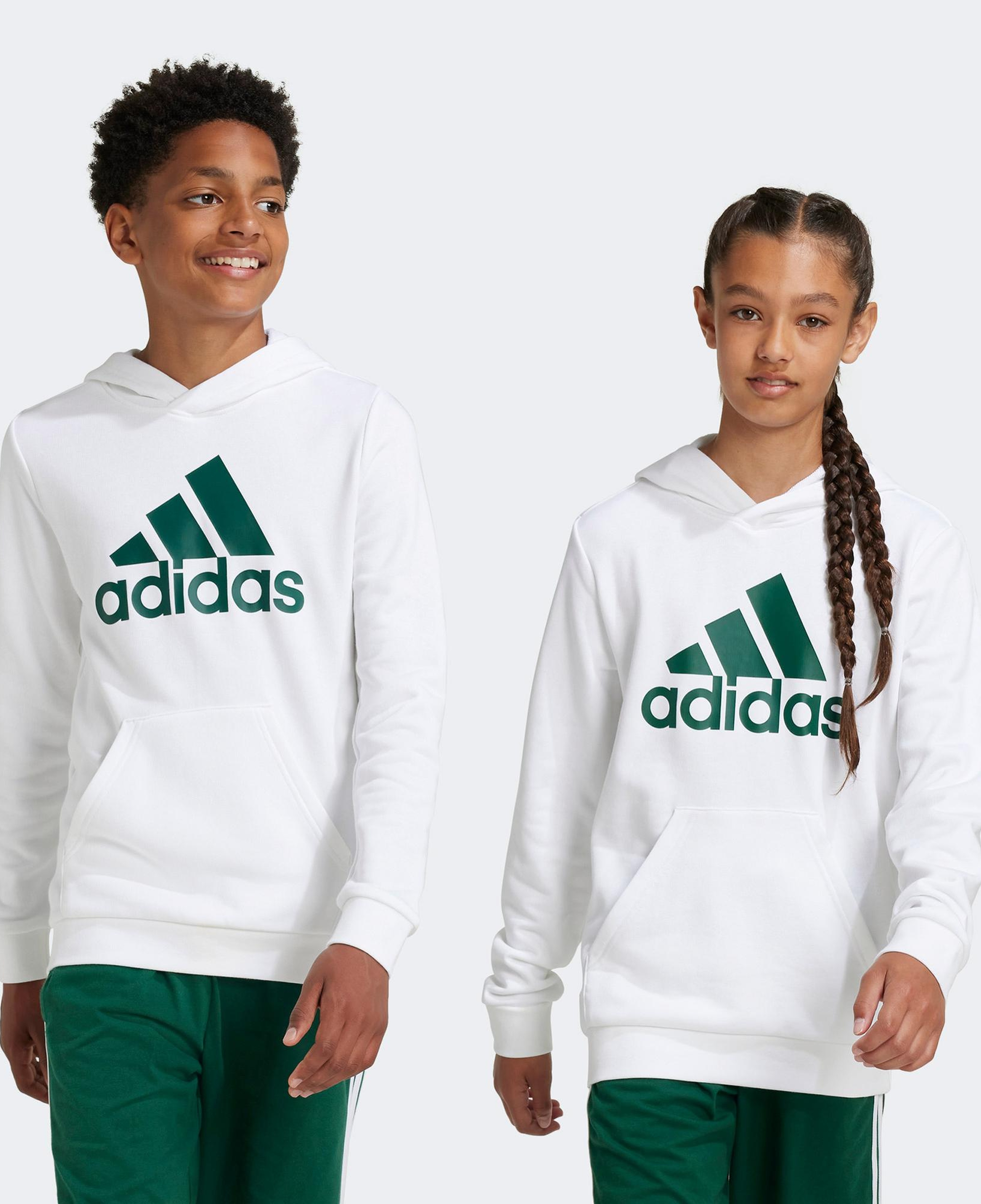 adidas Sportswear Big Logo Çocuk Beyaz Günlük Sweatshirt