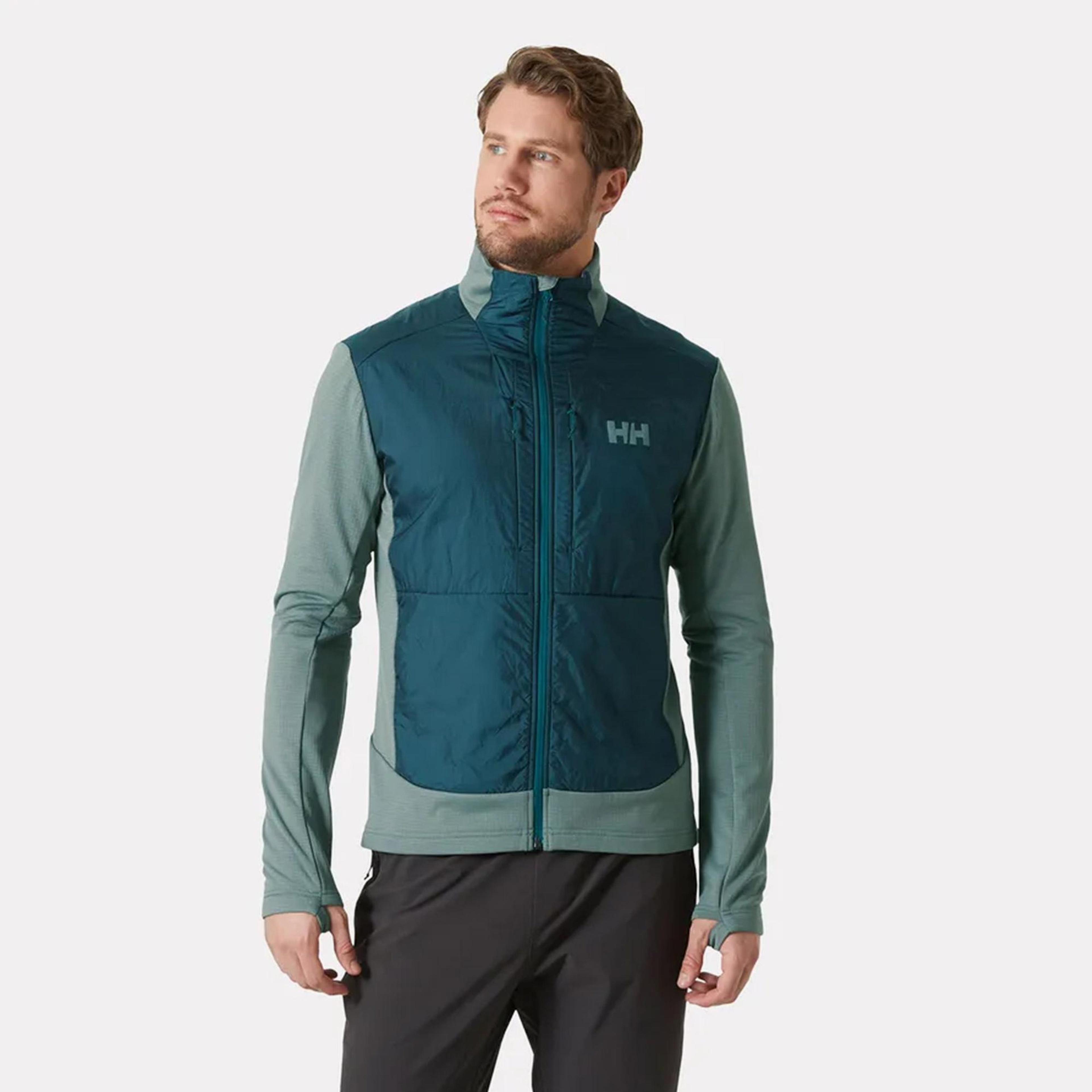 Versalite Hybrid Fleece Erkek Yeşil Outdoor Ceket