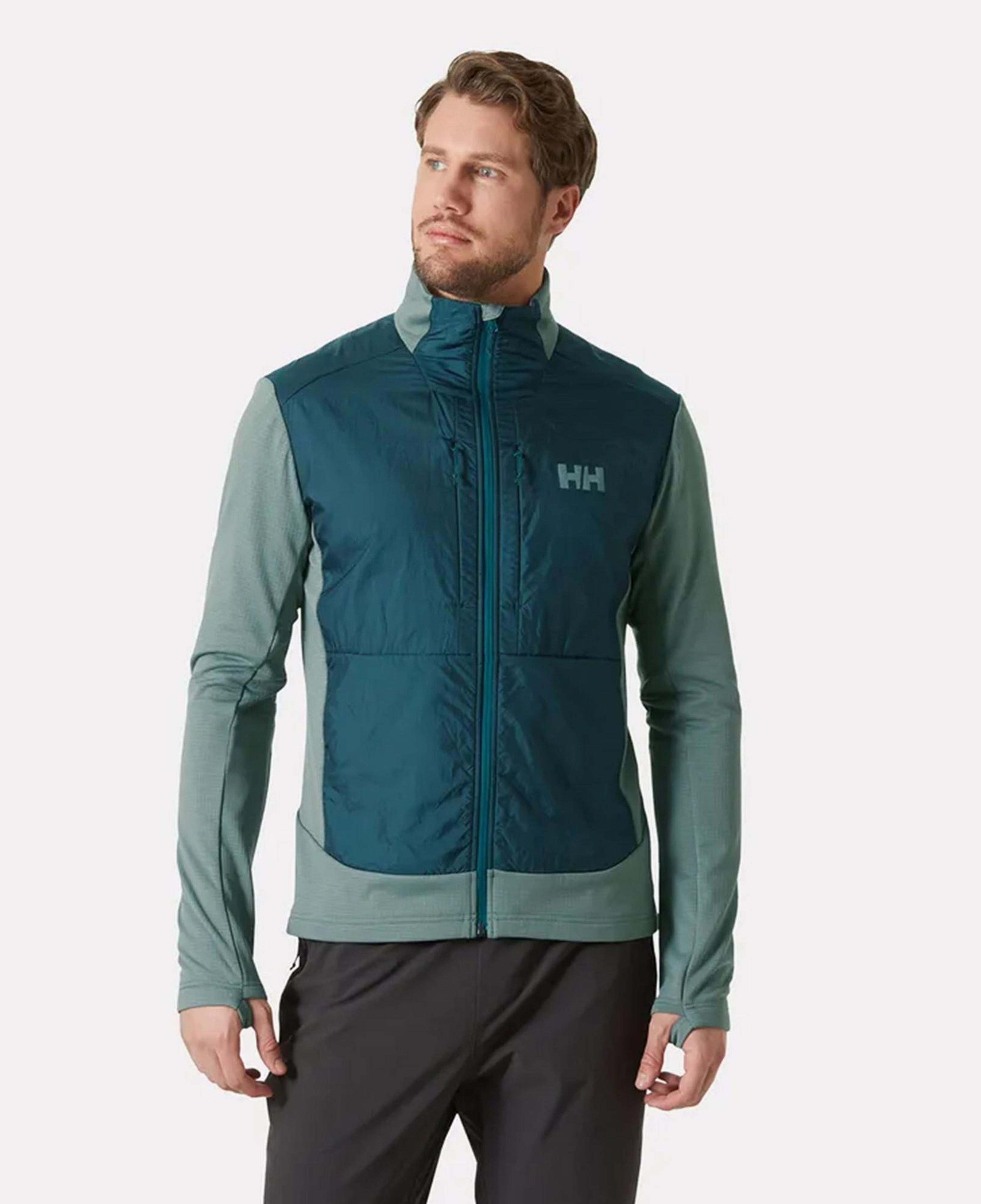 Versalite Hybrid Fleece Erkek Yeşil Outdoor Ceket