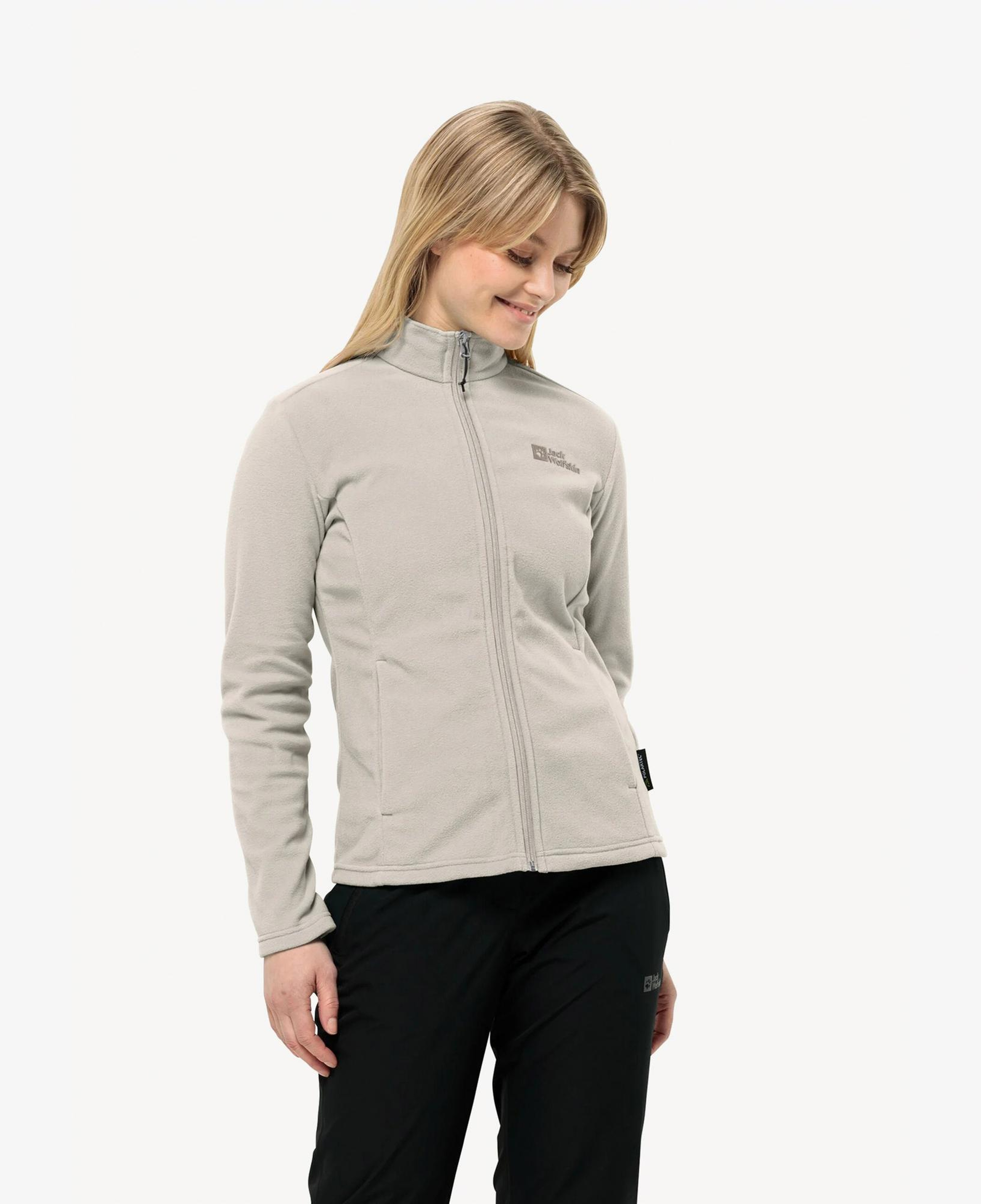 Jack Wolfskin Taunus Fz Kadın Gri Polar