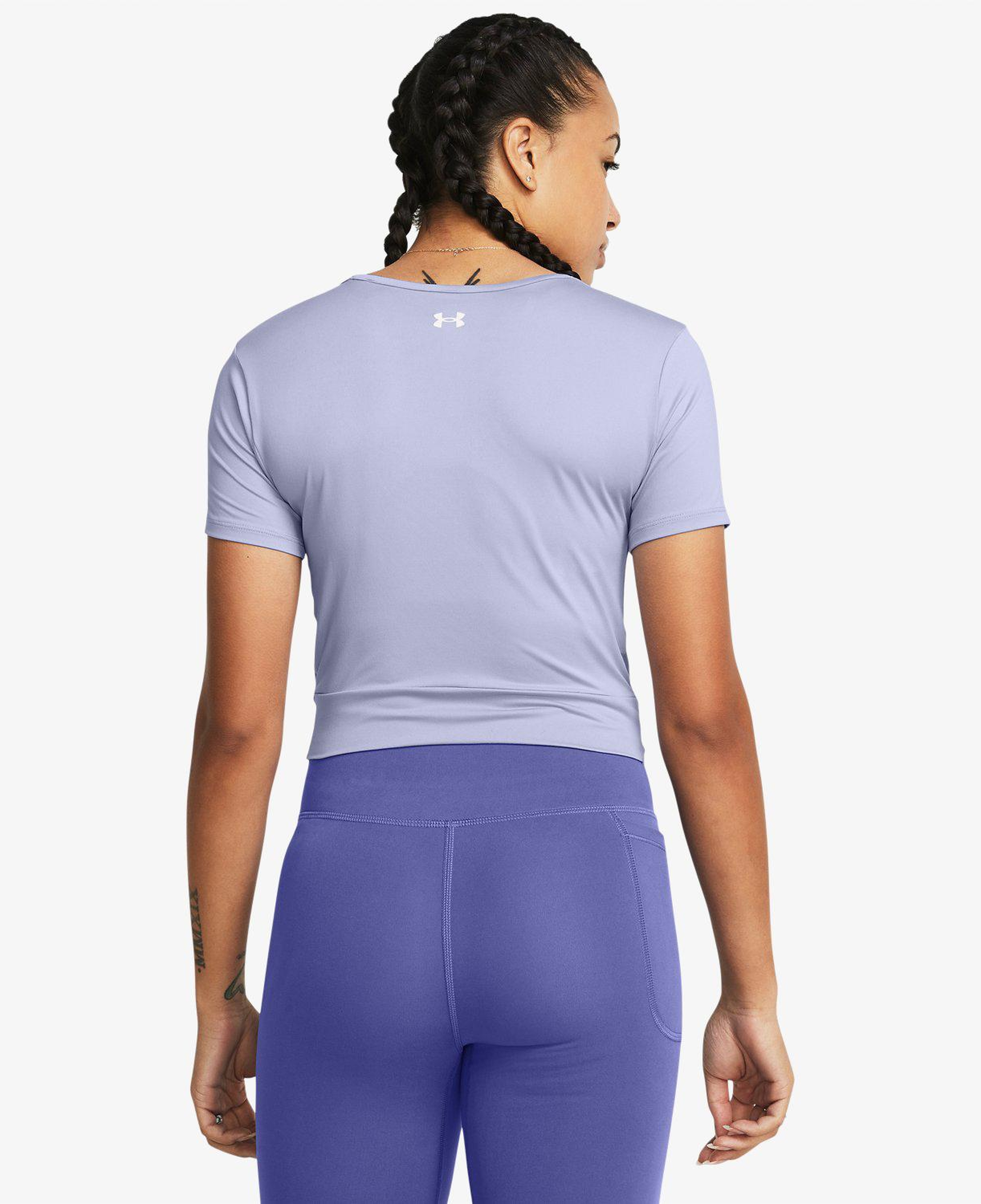 Under Armour Motion Crossover Kadın Mor Antrenman T-Shirt